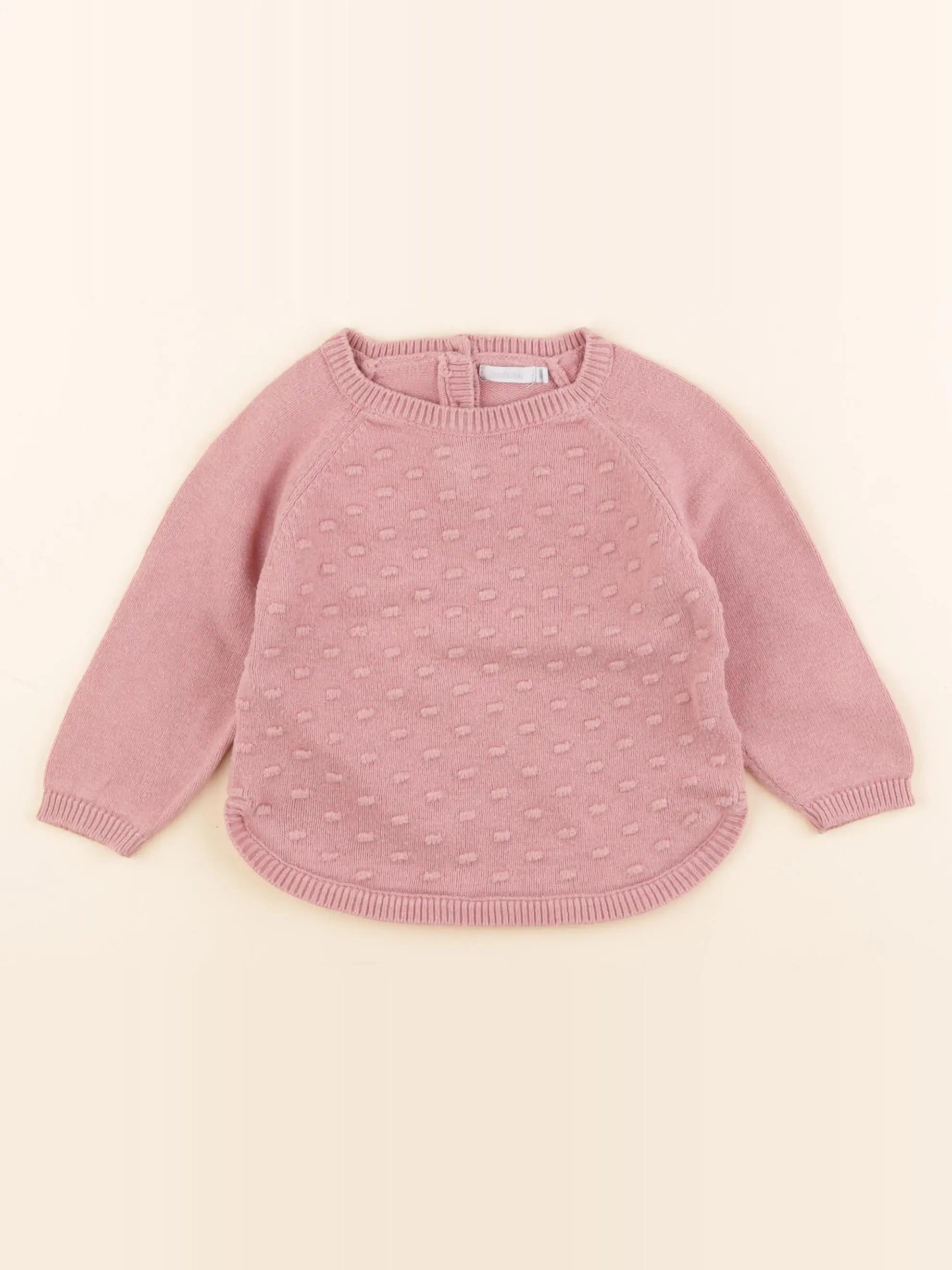Boutchou - pull rose - 18 mois