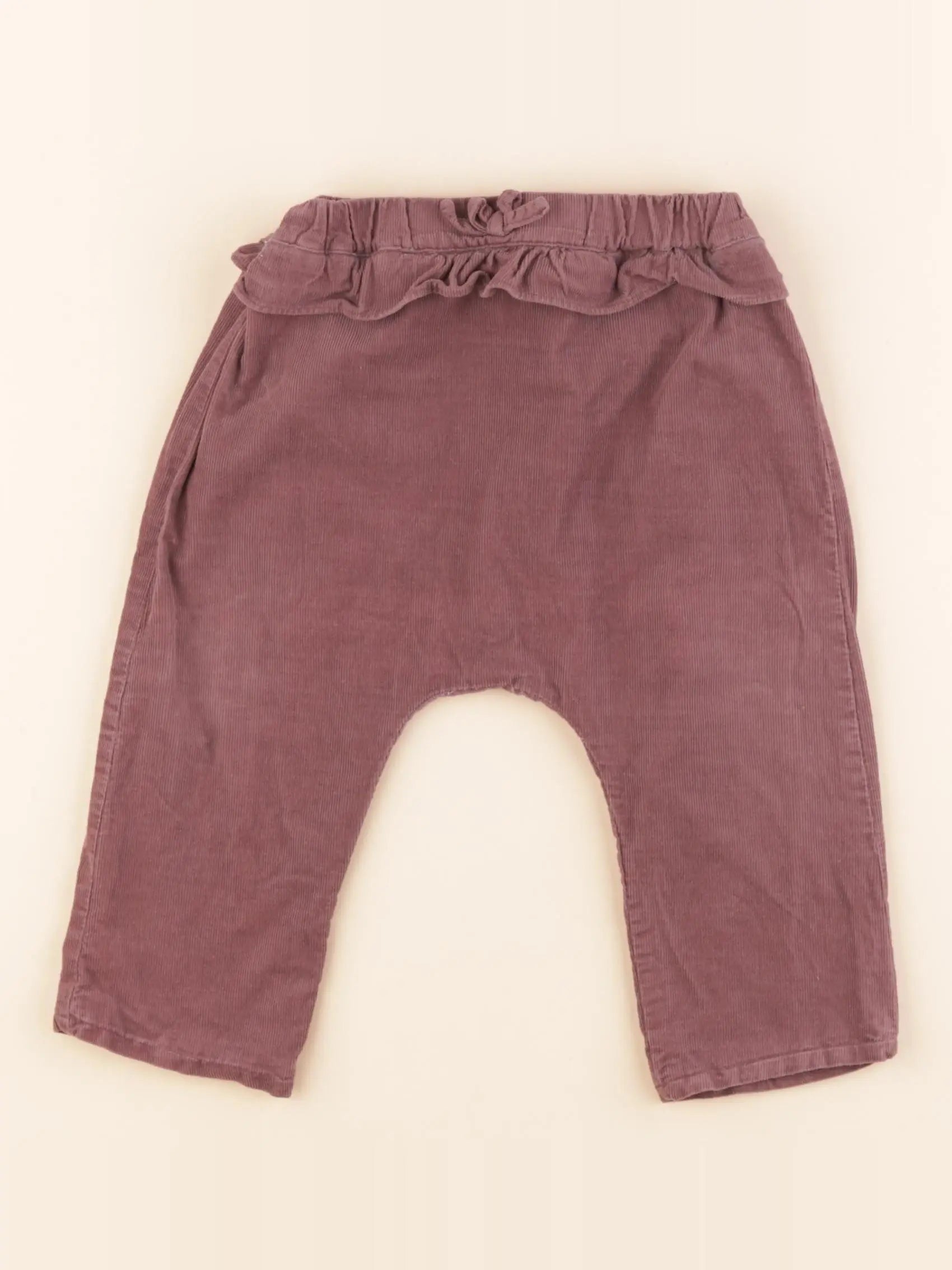 Vertbaudet - sarouel violet - 18 mois