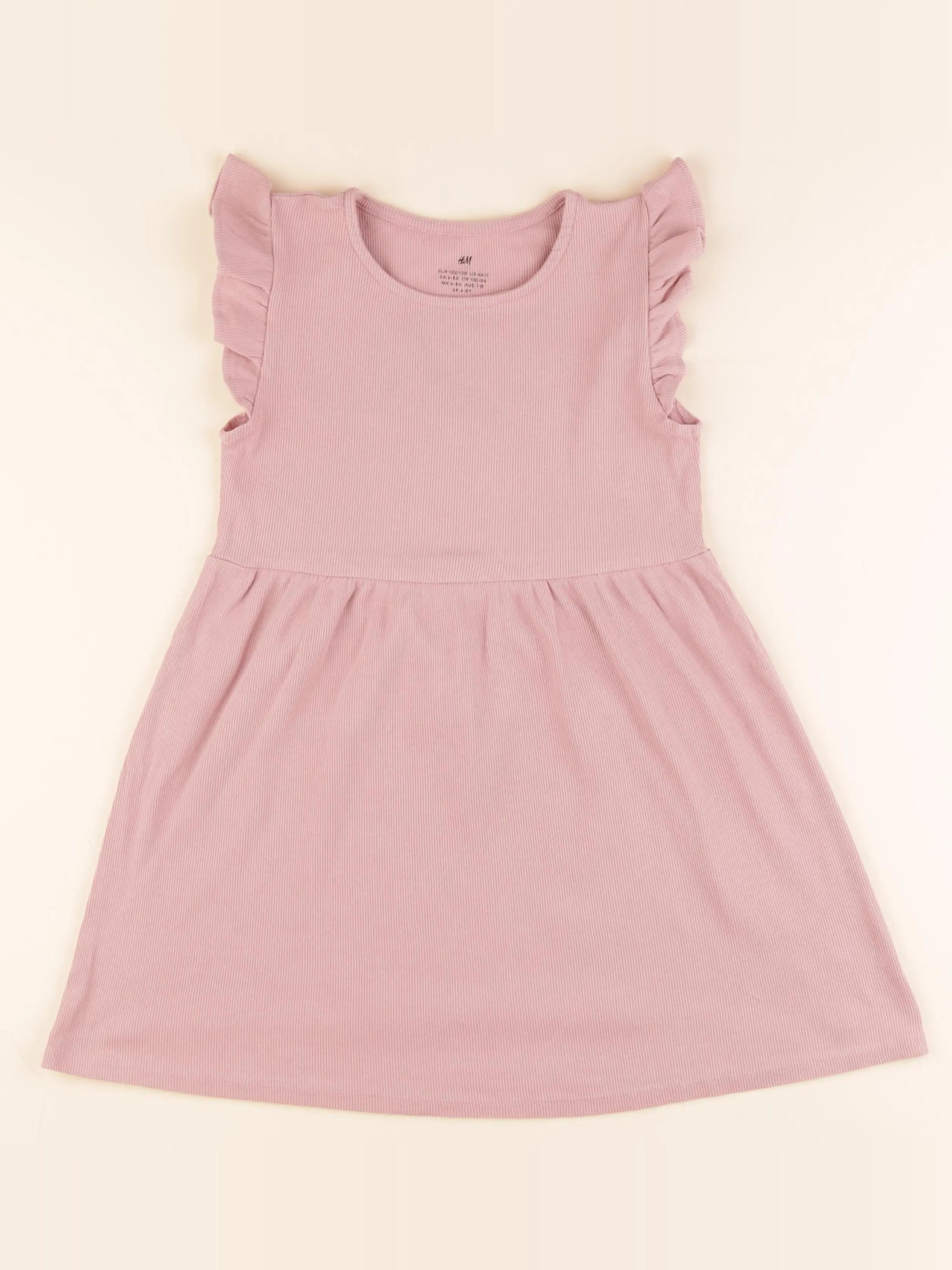 H&M - robe rose - 6/8 ans