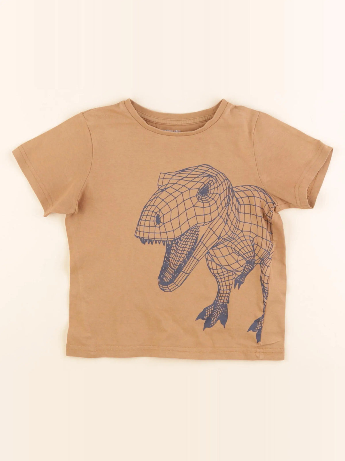 Vertbaudet - tee-shirt marron - 6 ans