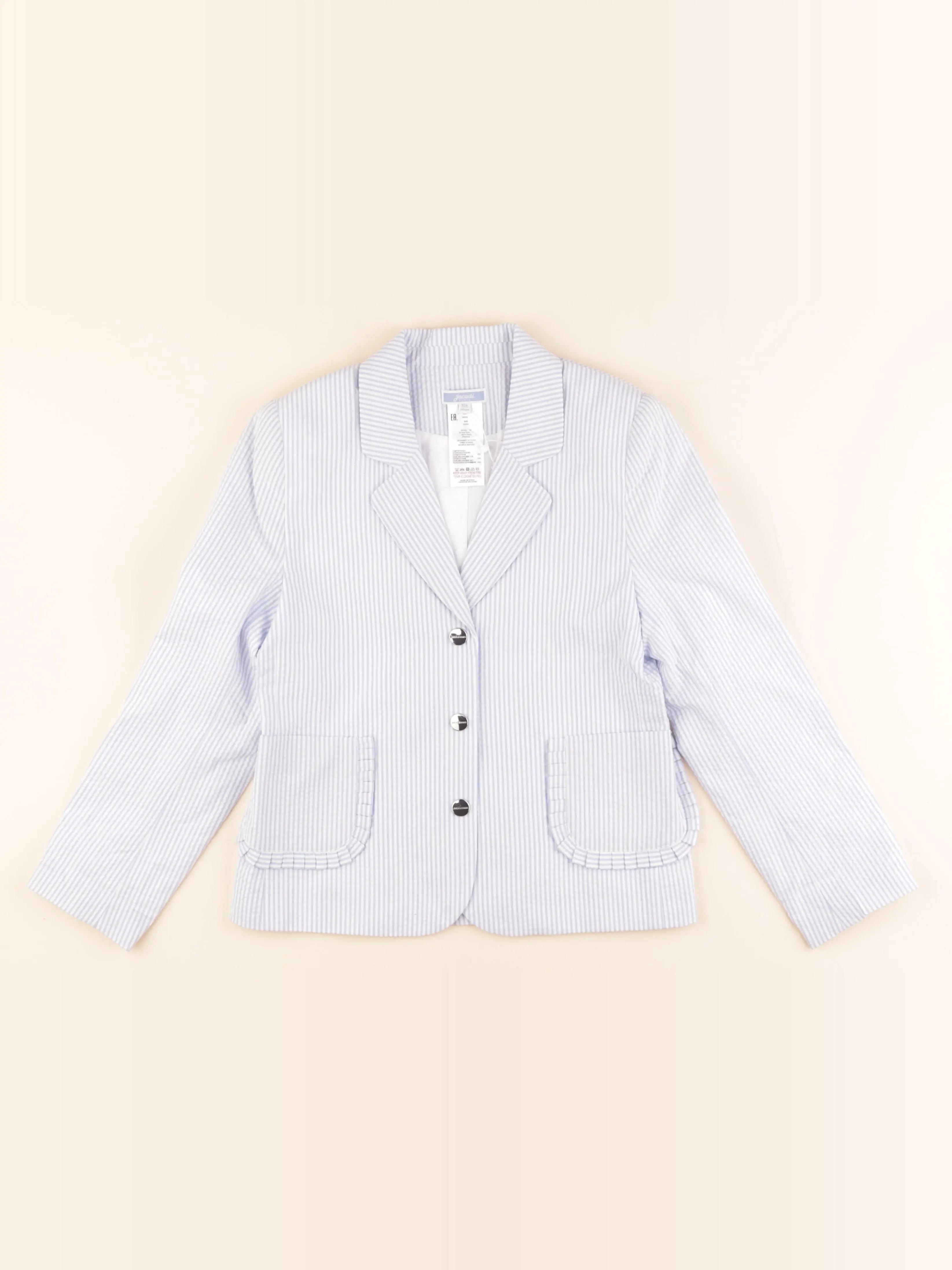 Jacadi - veste bleu, blanc - 10 ans
