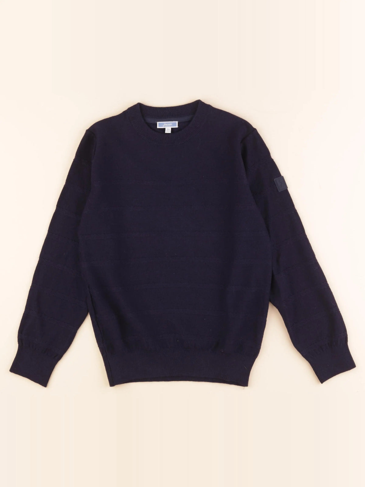 Jacadi - pull bleu - 10 ans