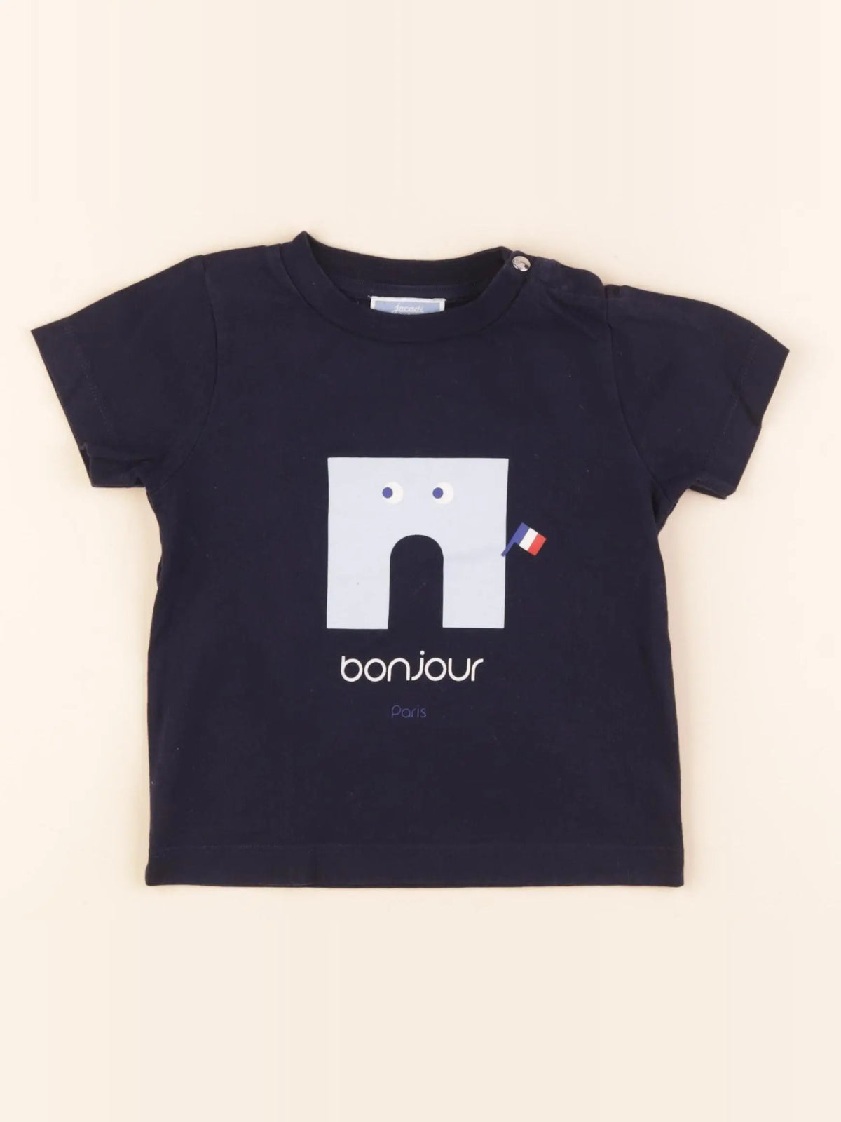 Jacadi - tee-shirt bleu - 24 mois