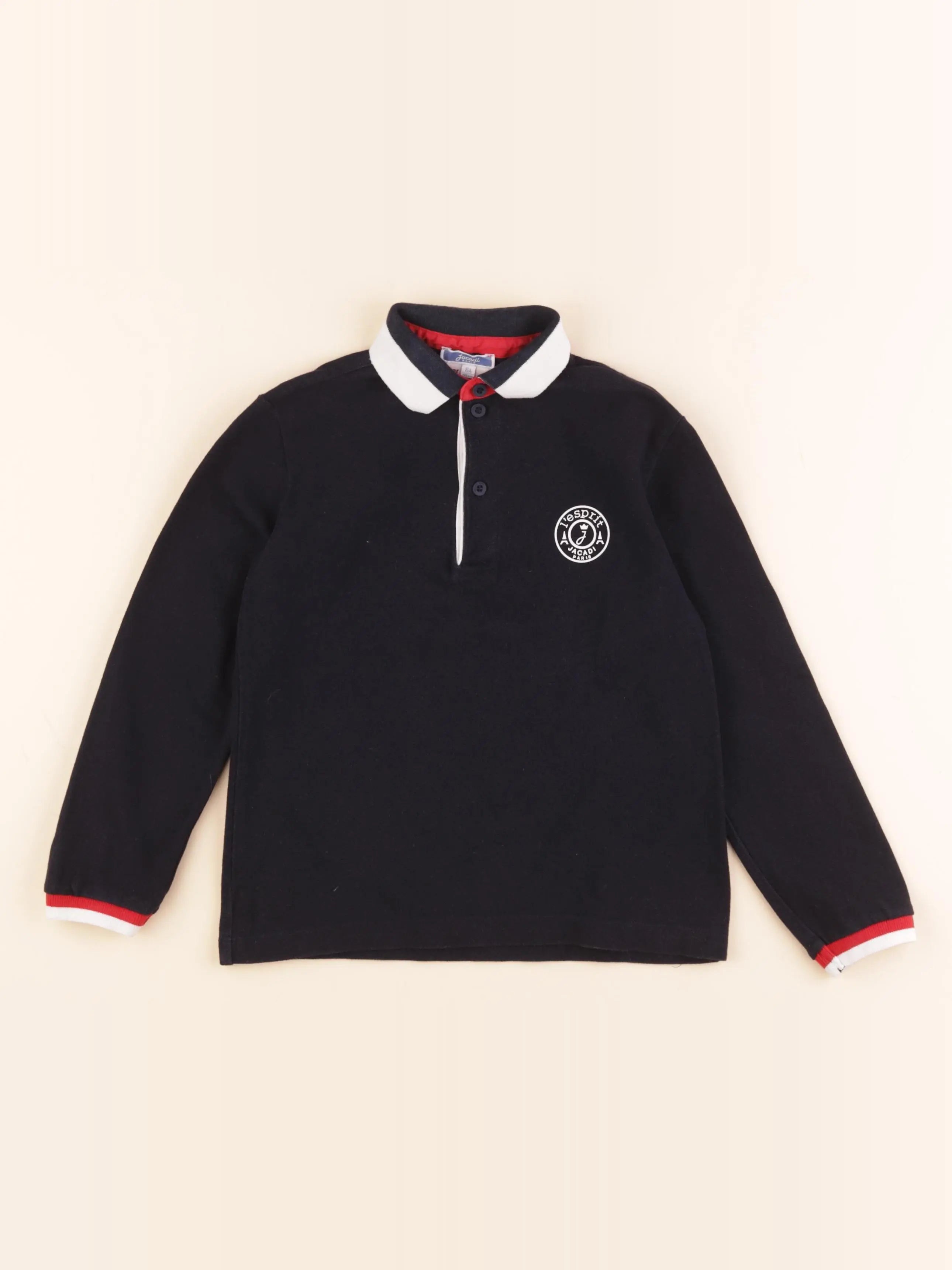 Jacadi - polo bleu - 6 ans