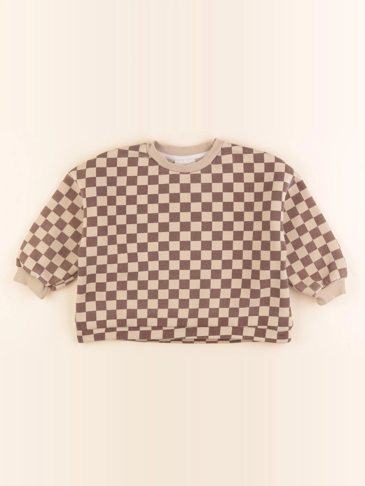 Gamin gamine - sweat beige, marron - 2 ans