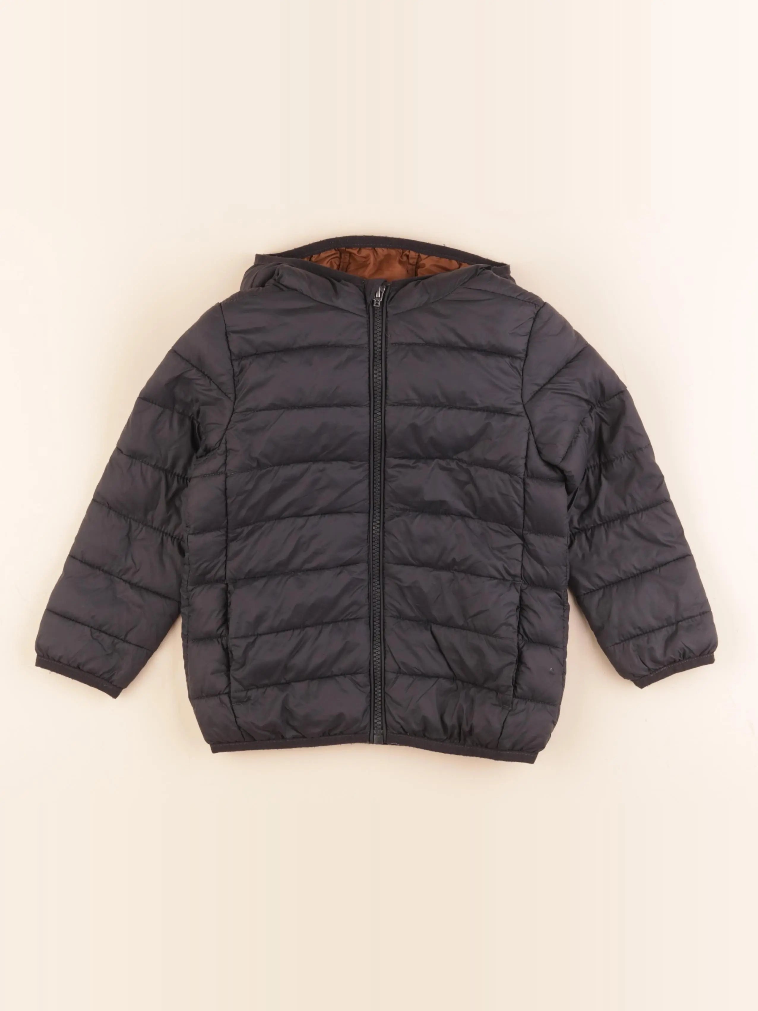 Vertbaudet - doudoune noir - 4 ans