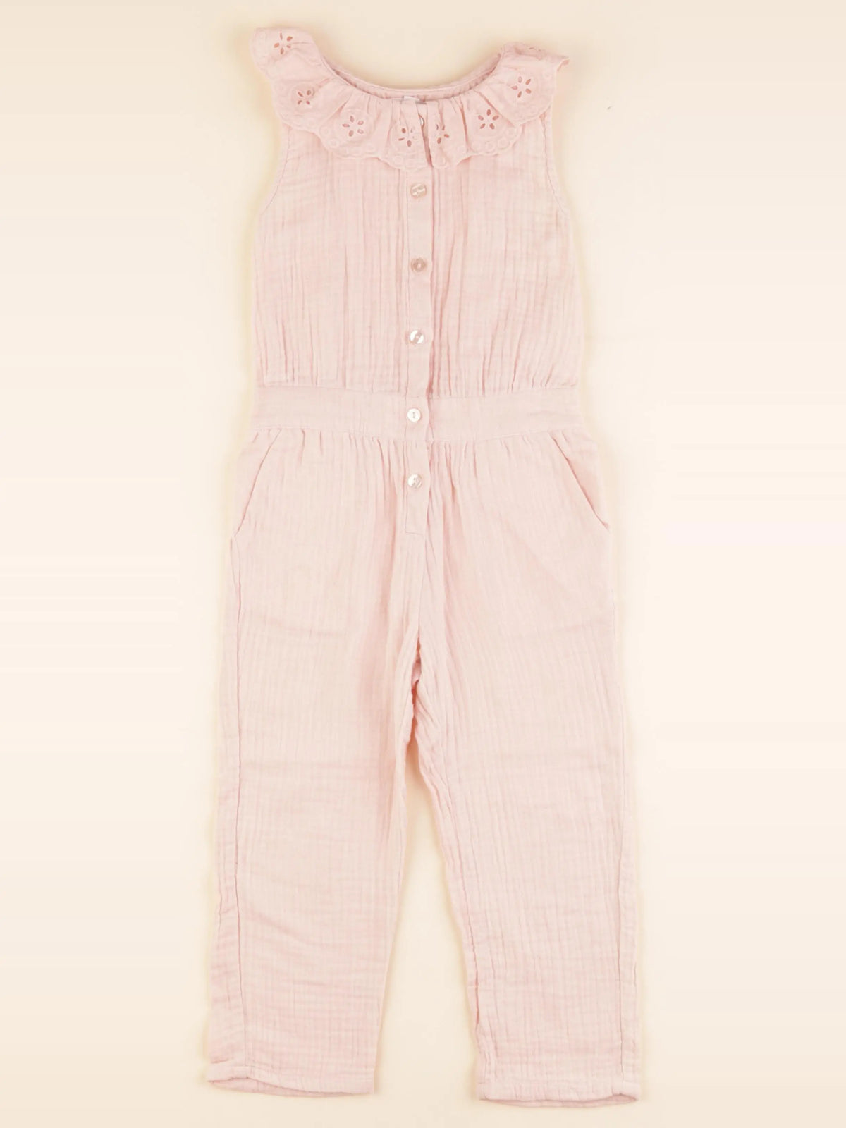 Vertbaudet - combinaison rose - 3 ans