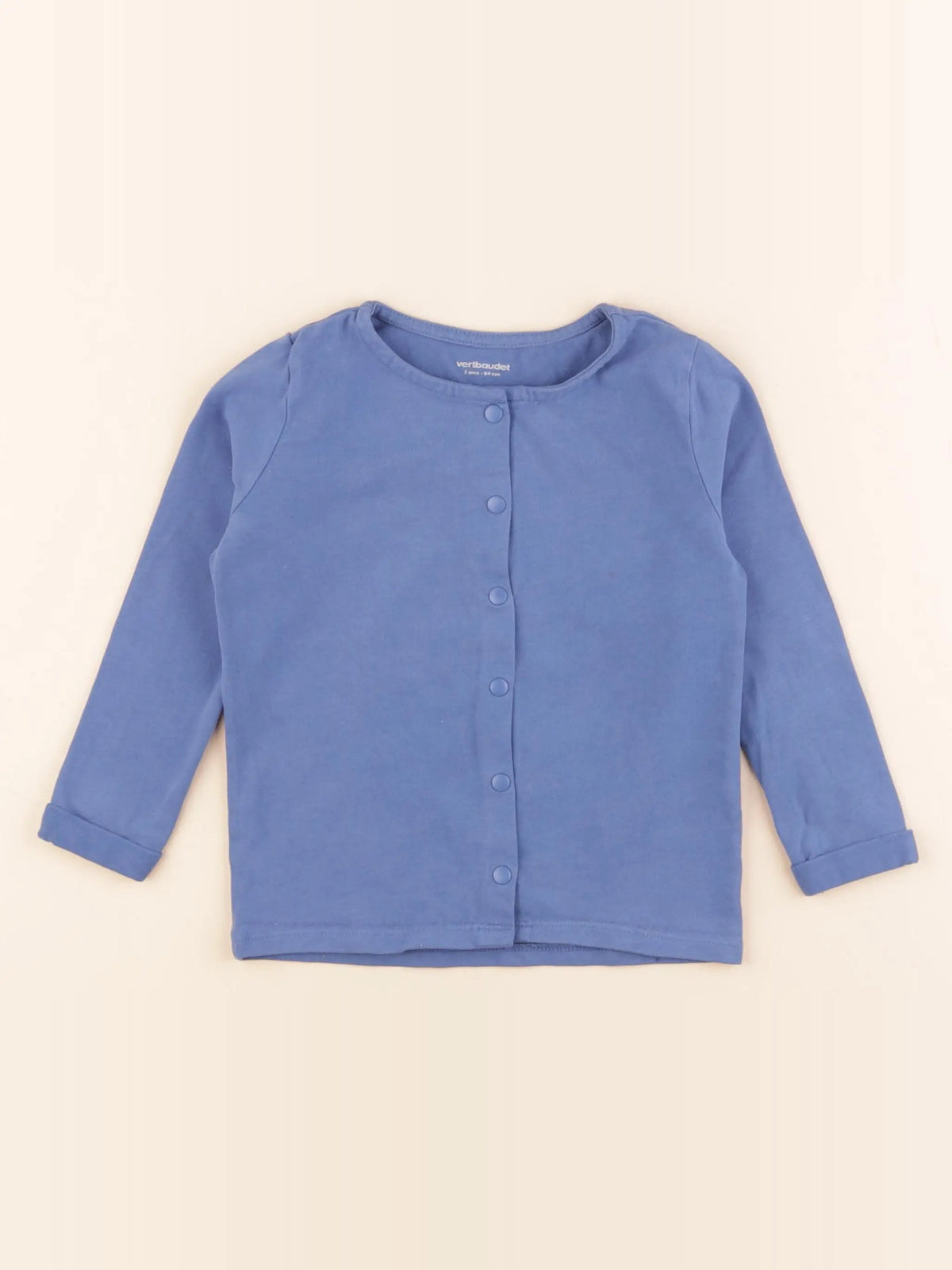 Vertbaudet - sweat bleu - 3 ans