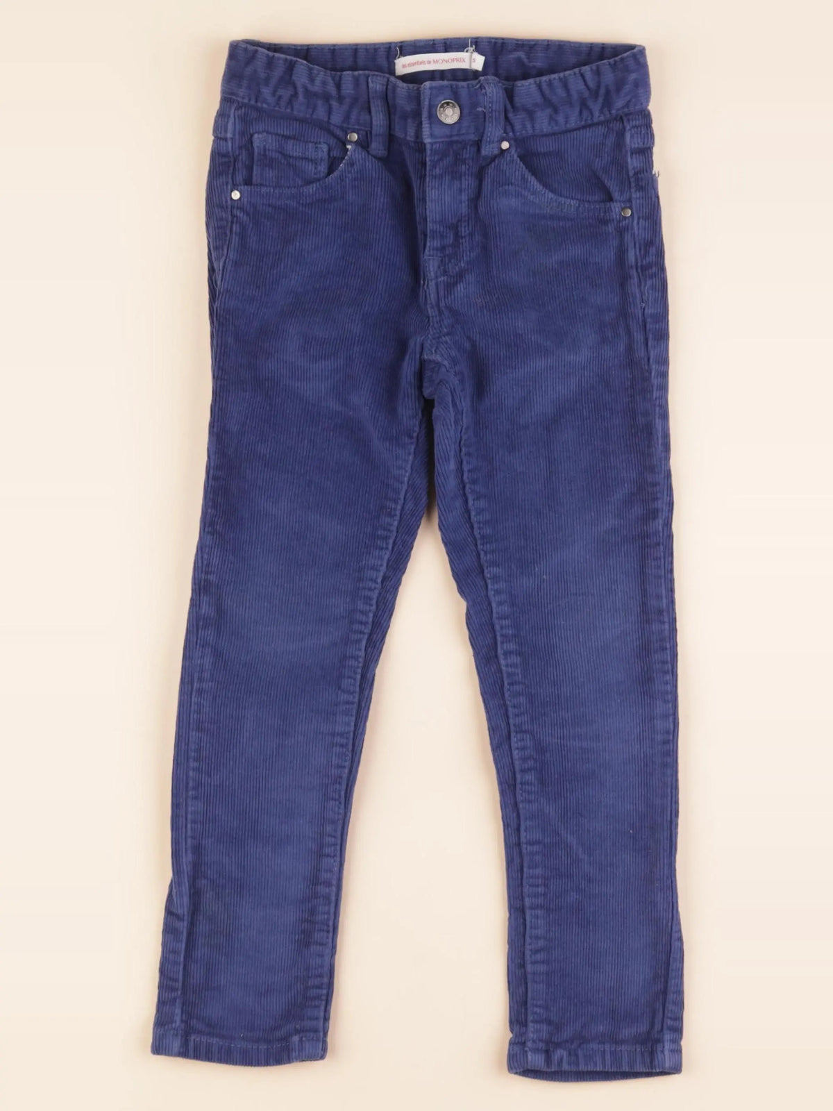 Monoprix - pantalon bleu - 5 ans
