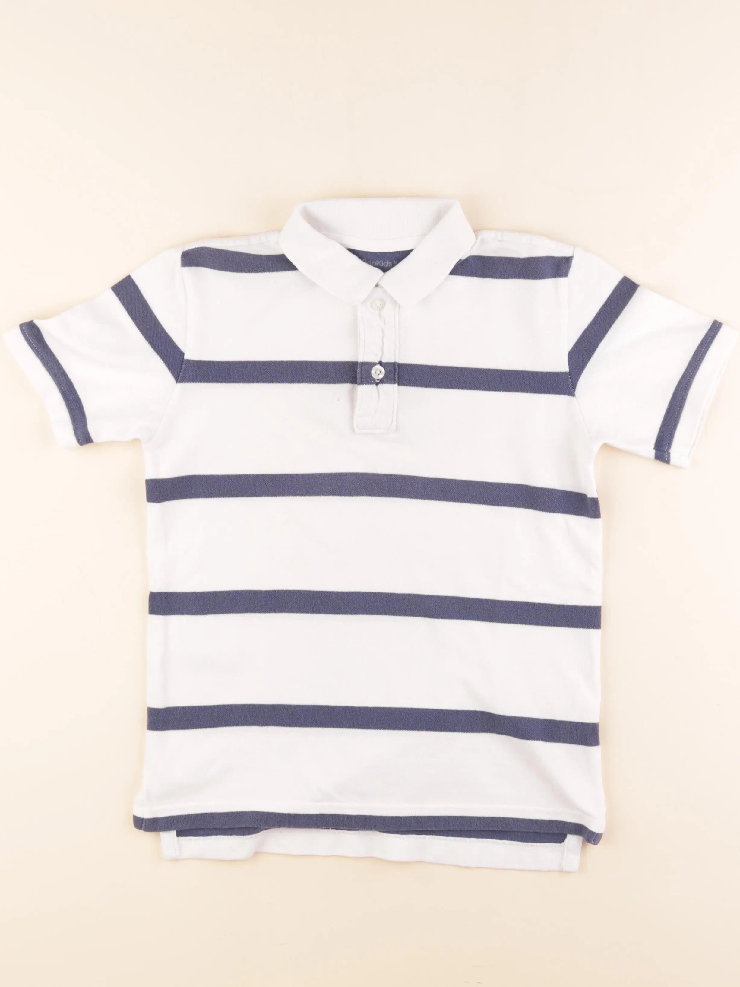 GAP - polo bleu - 8 ans