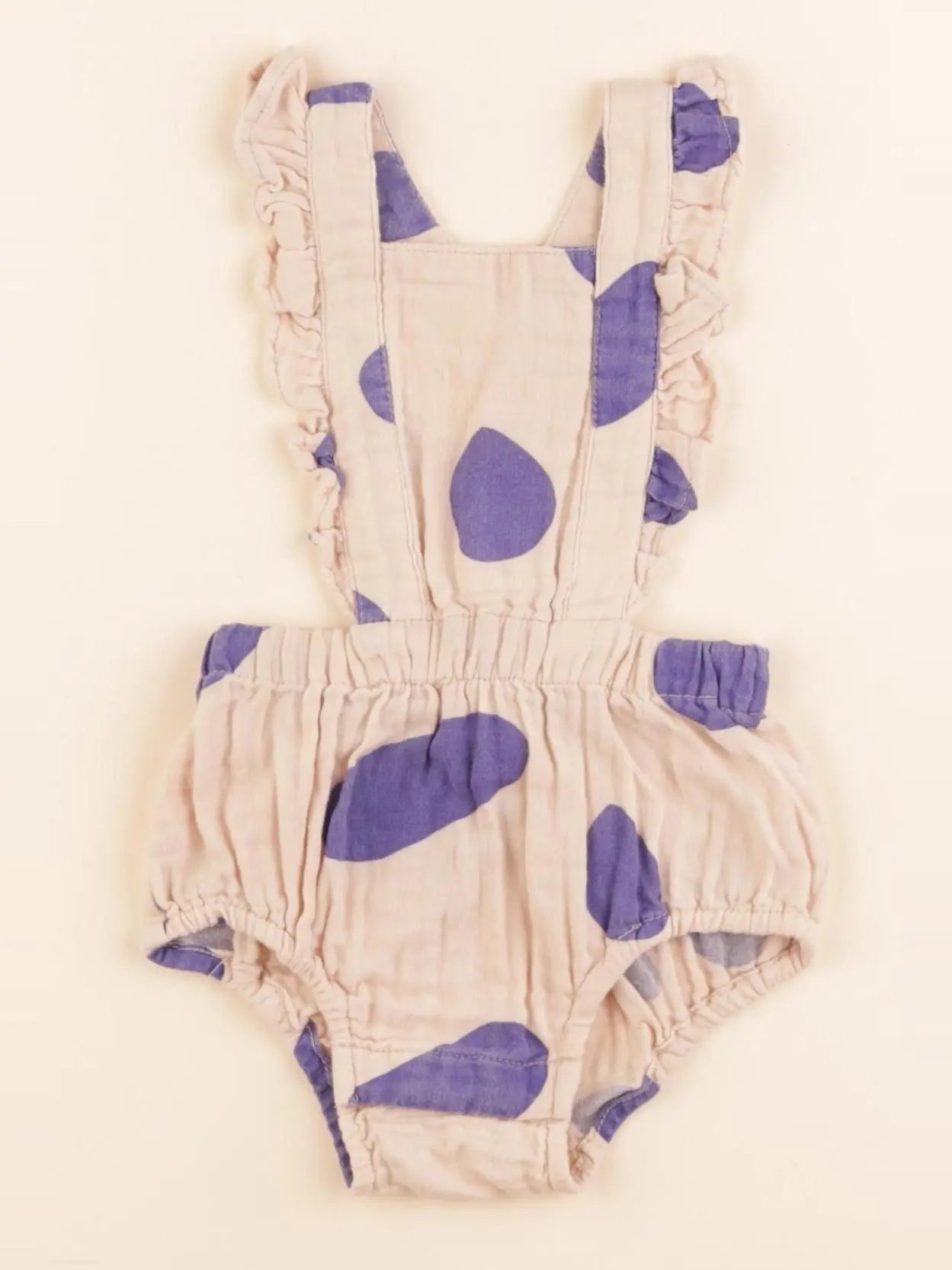 Monoprix x maragauxkeller - combinaison beige, violet - 6/9 mois