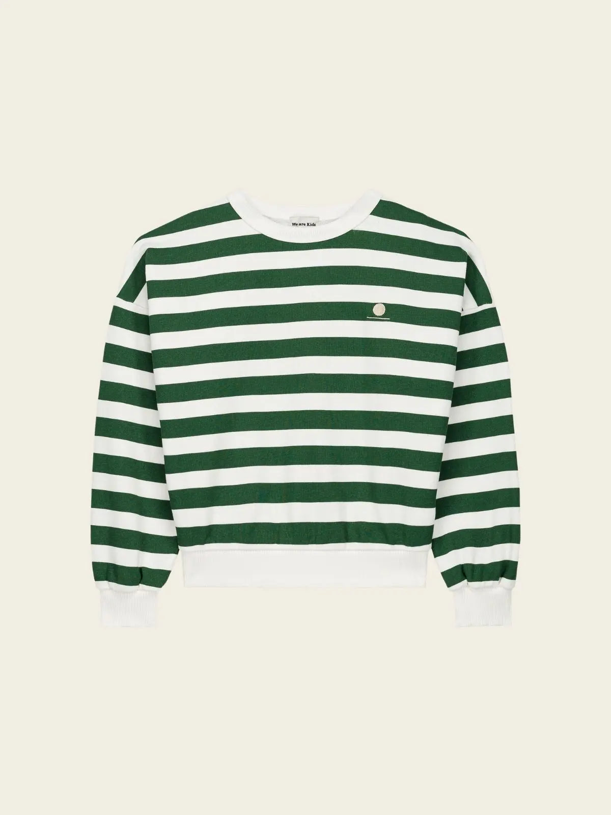 Sweat tony rayé vert