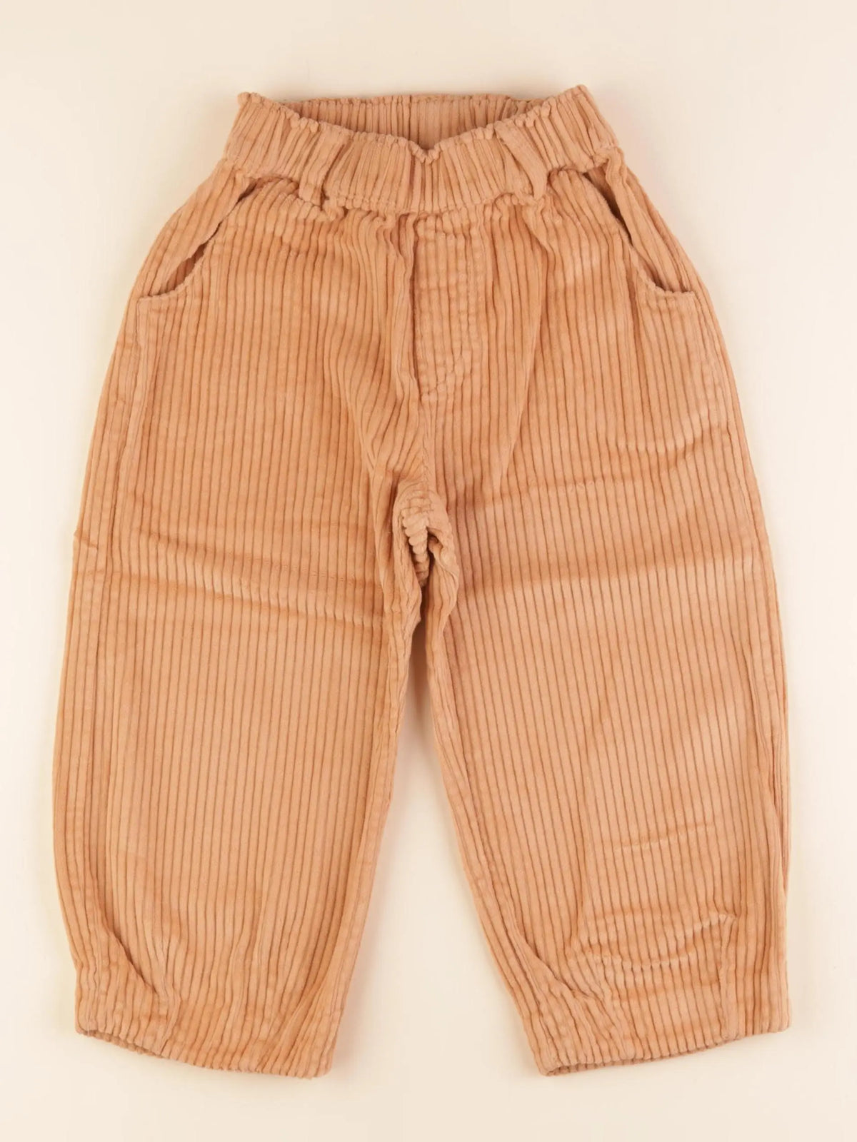 Pantalon elia velour orange