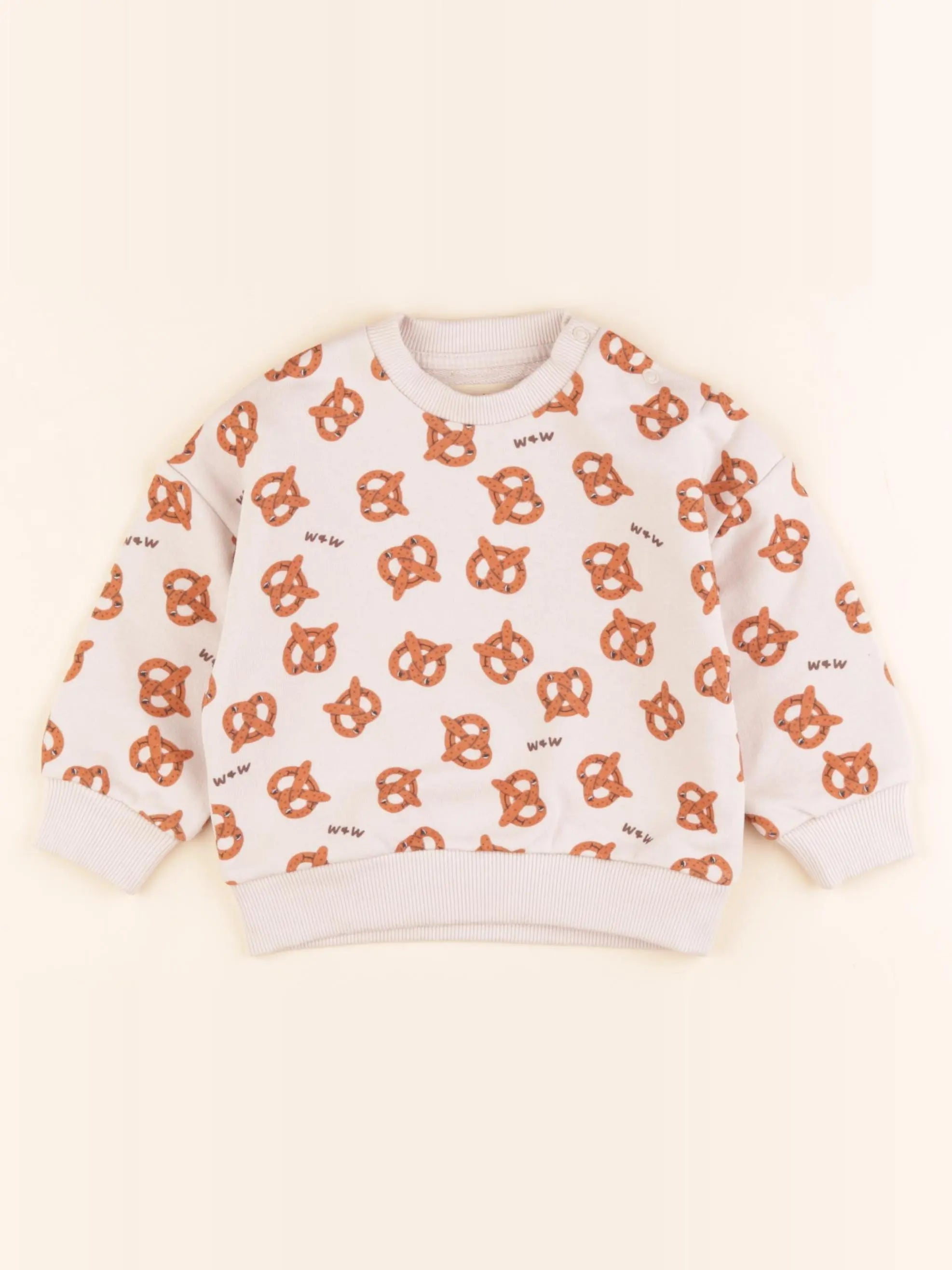 Sweat beige, marron