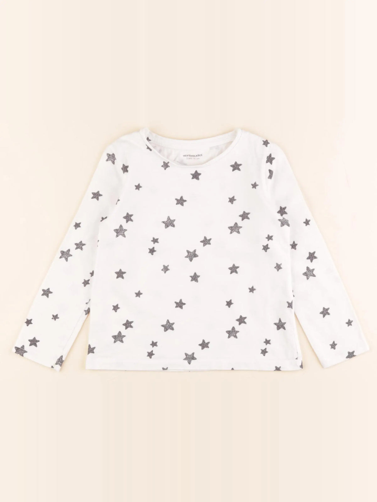 Vertbaudet - tee-shirt blanc - 3 ans