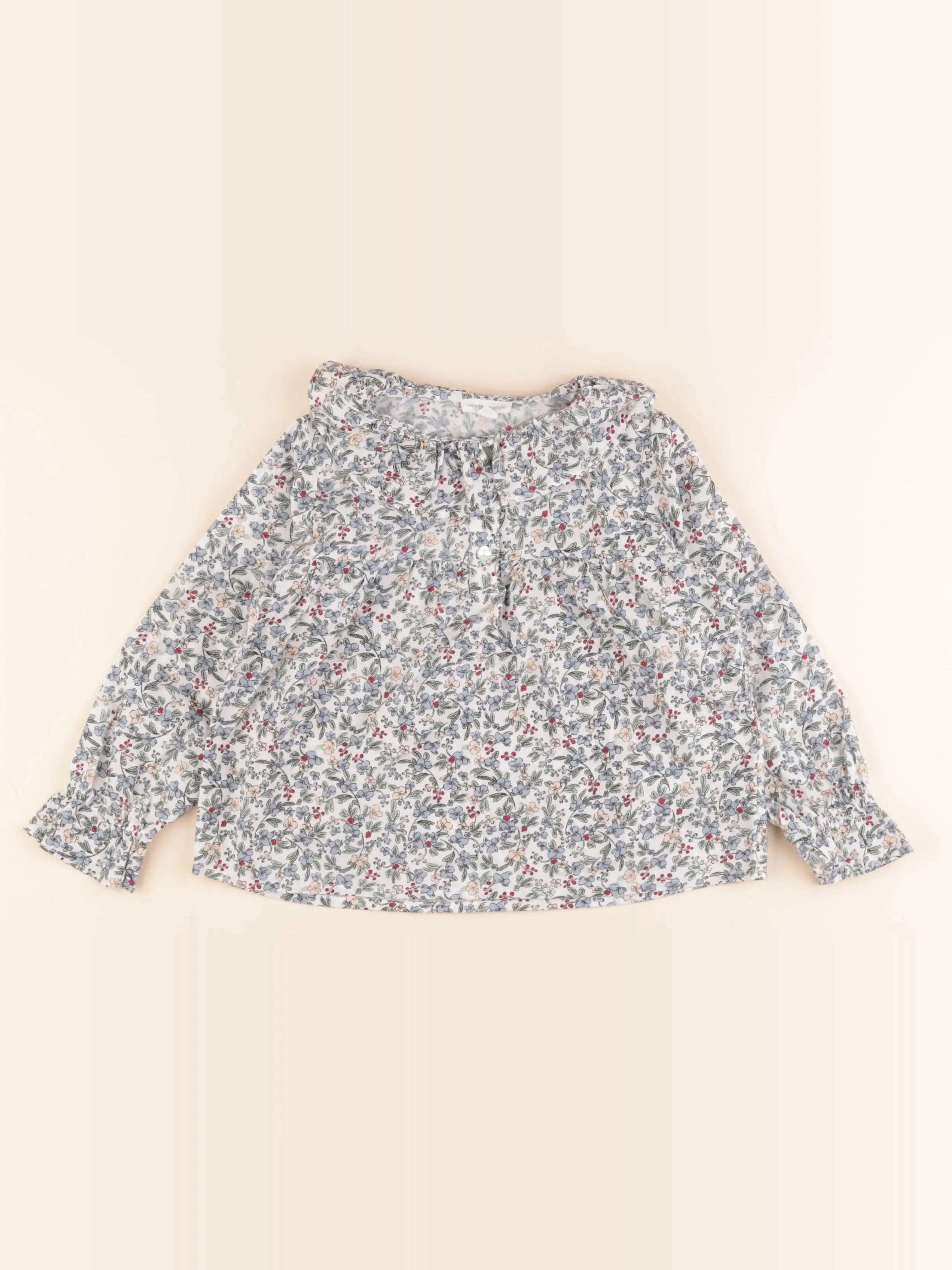 Vertbaudet - blouse multicolore - 4 ans