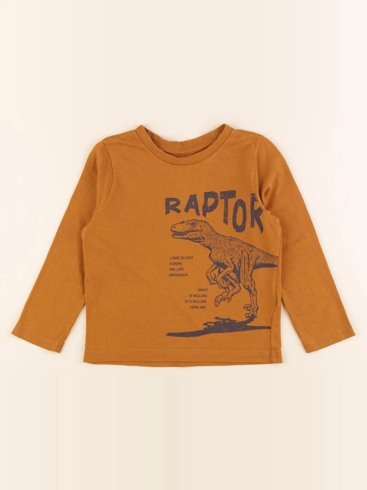 Vertbaudet - tee-shirt marron - 4 ans