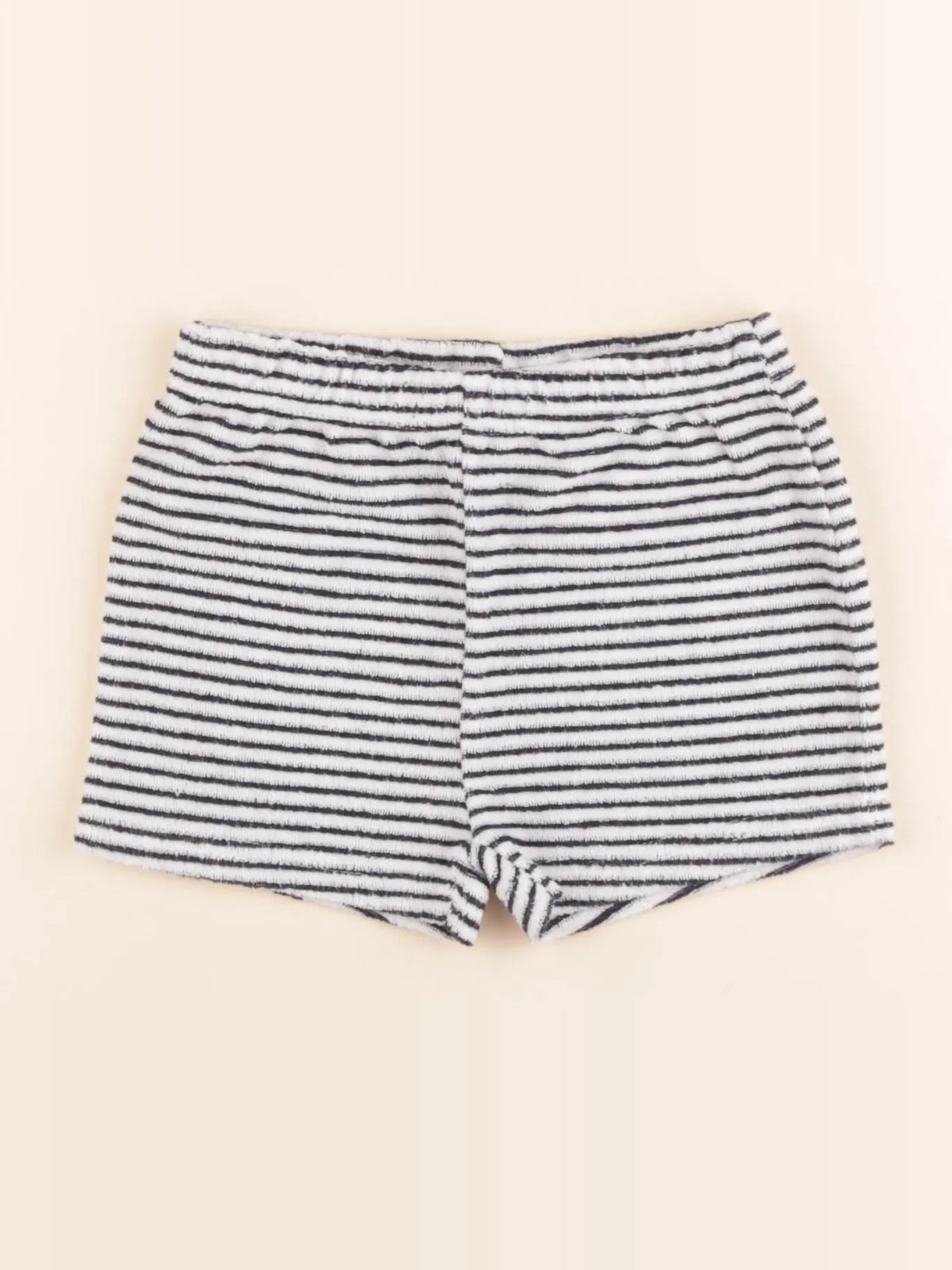 Vertbaudet - short bleu, blanc - 3 ans