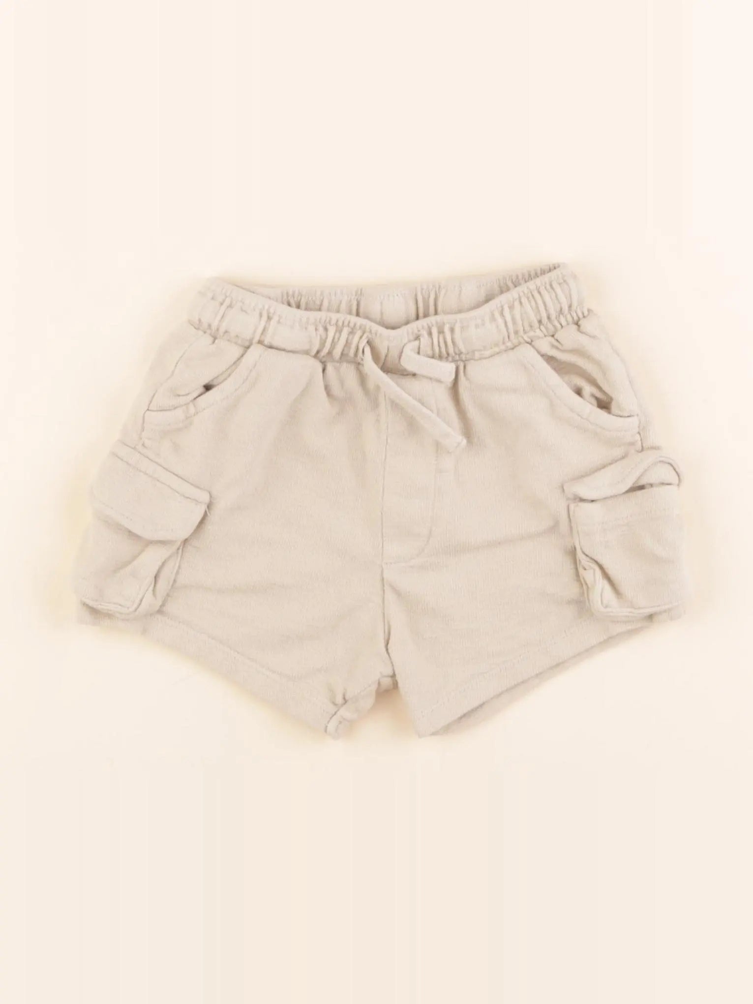 Vertbaudet - short beige - 18 mois