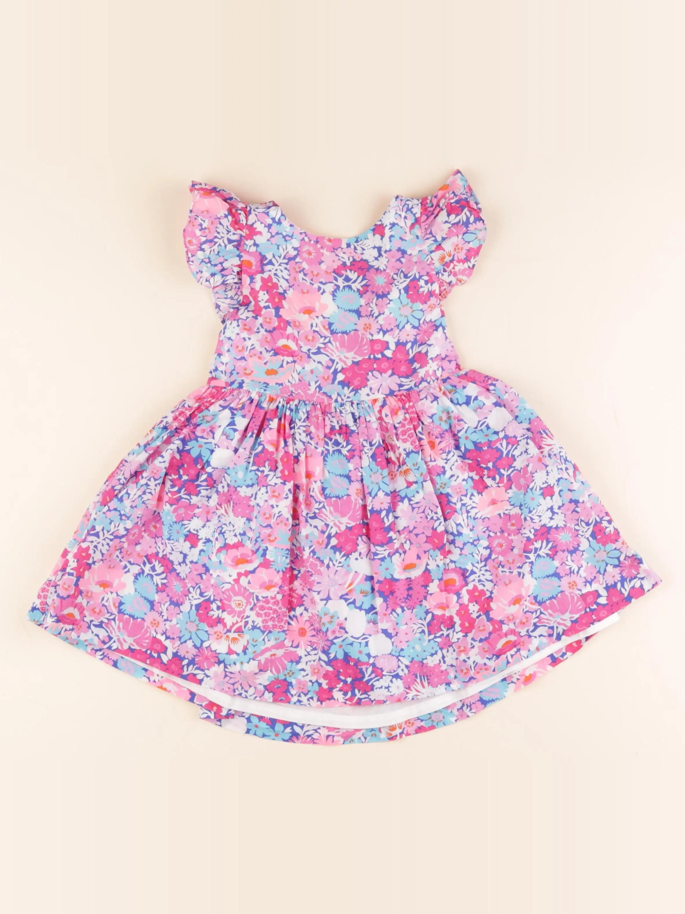 Jacadi - robe liberty multicolore - 24 mois