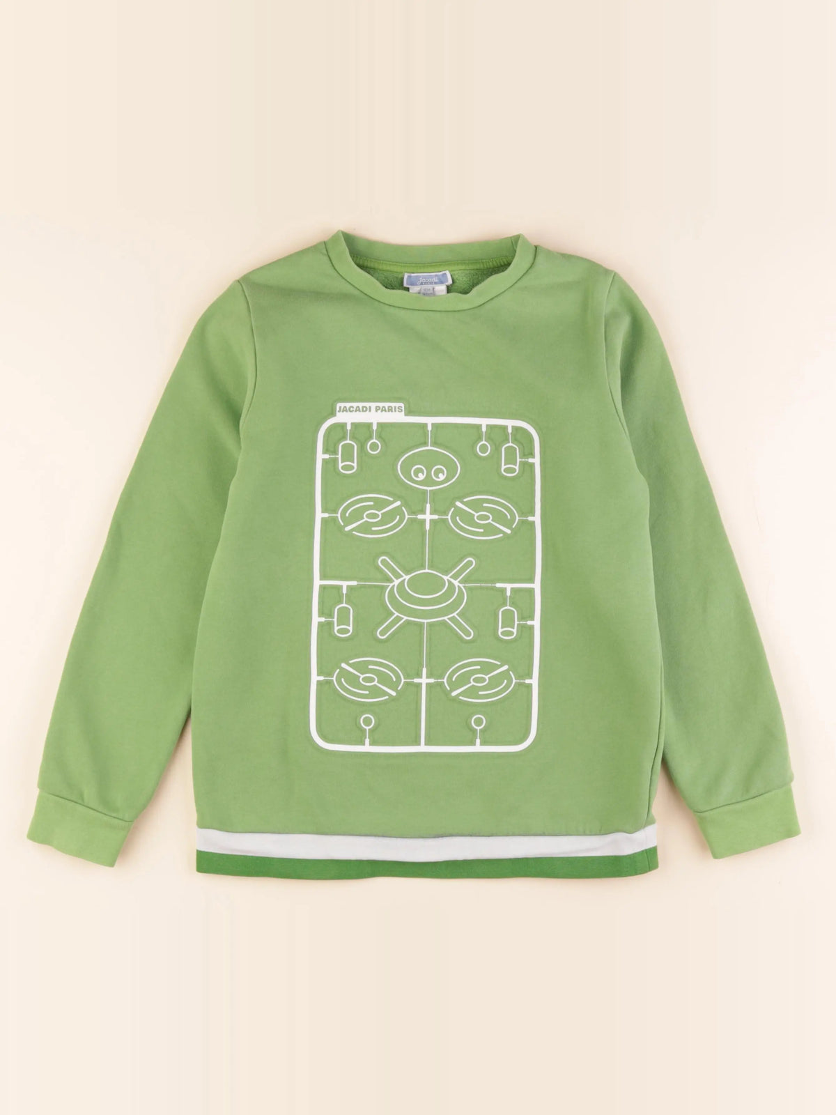 Jacadi - sweat vert - 10 ans