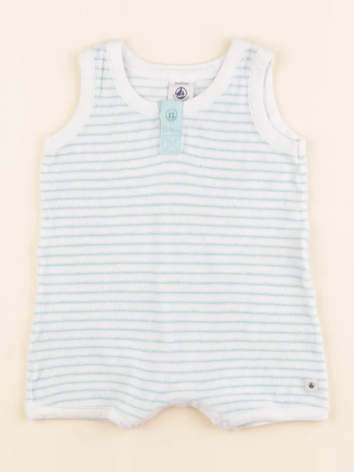 Combinaison blanc, bleu