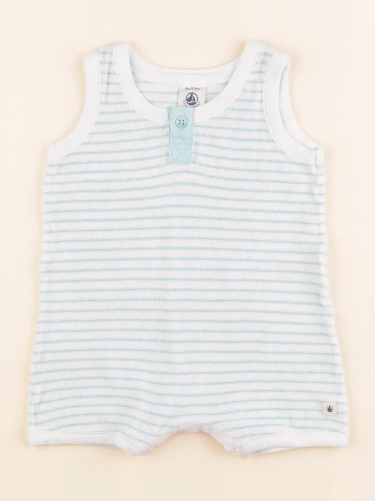 Combinaison blanc, bleu