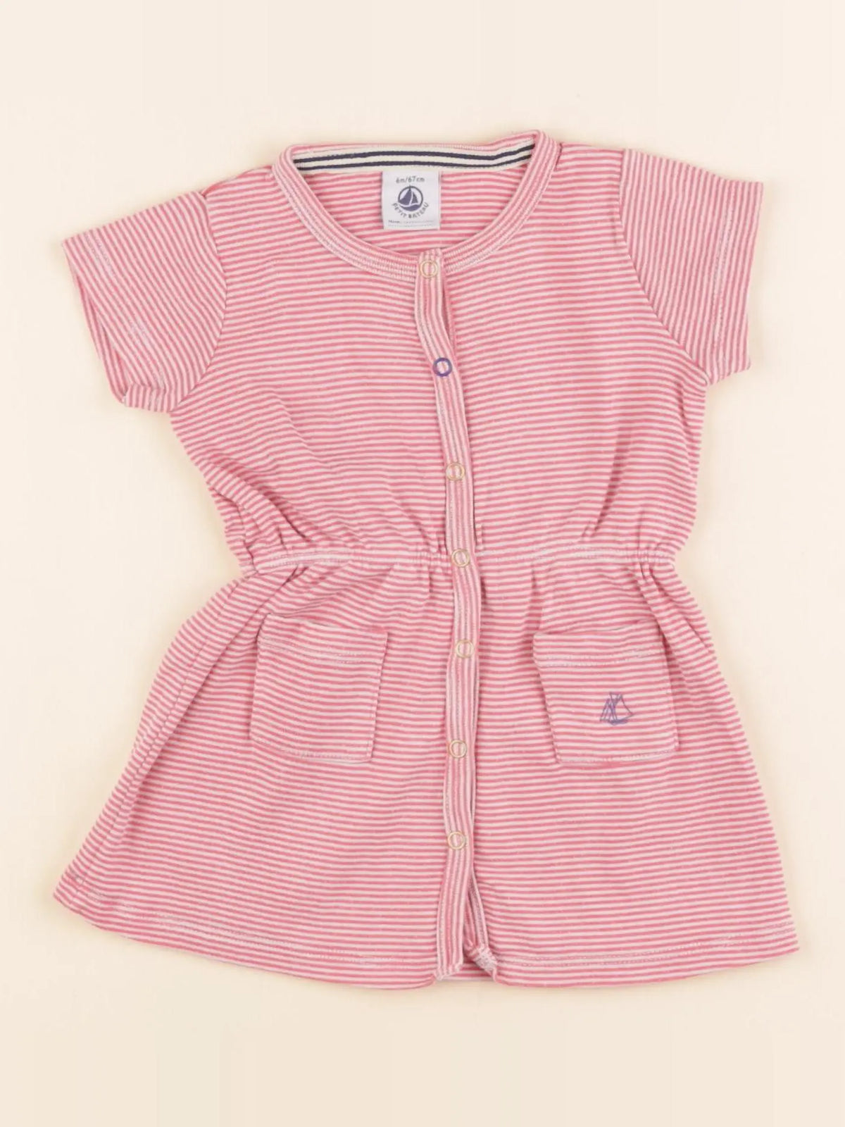 Robe blanc, rose