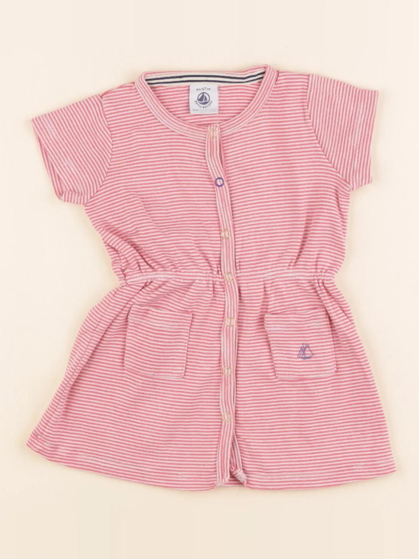 Robe blanc, rose