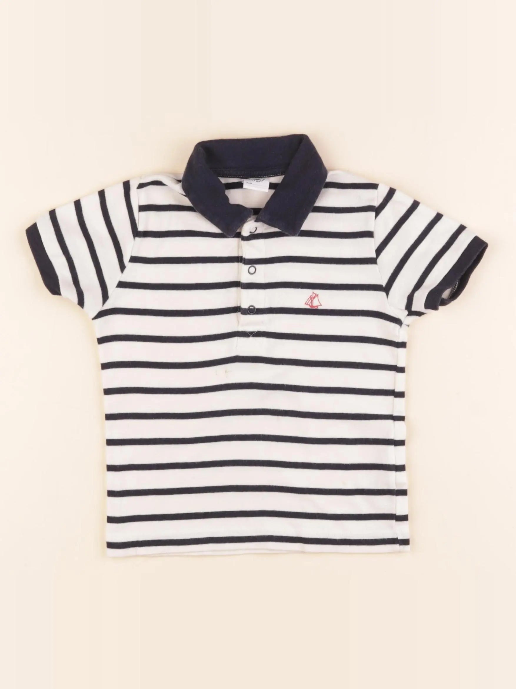 Tee-shirt bleu, blanc