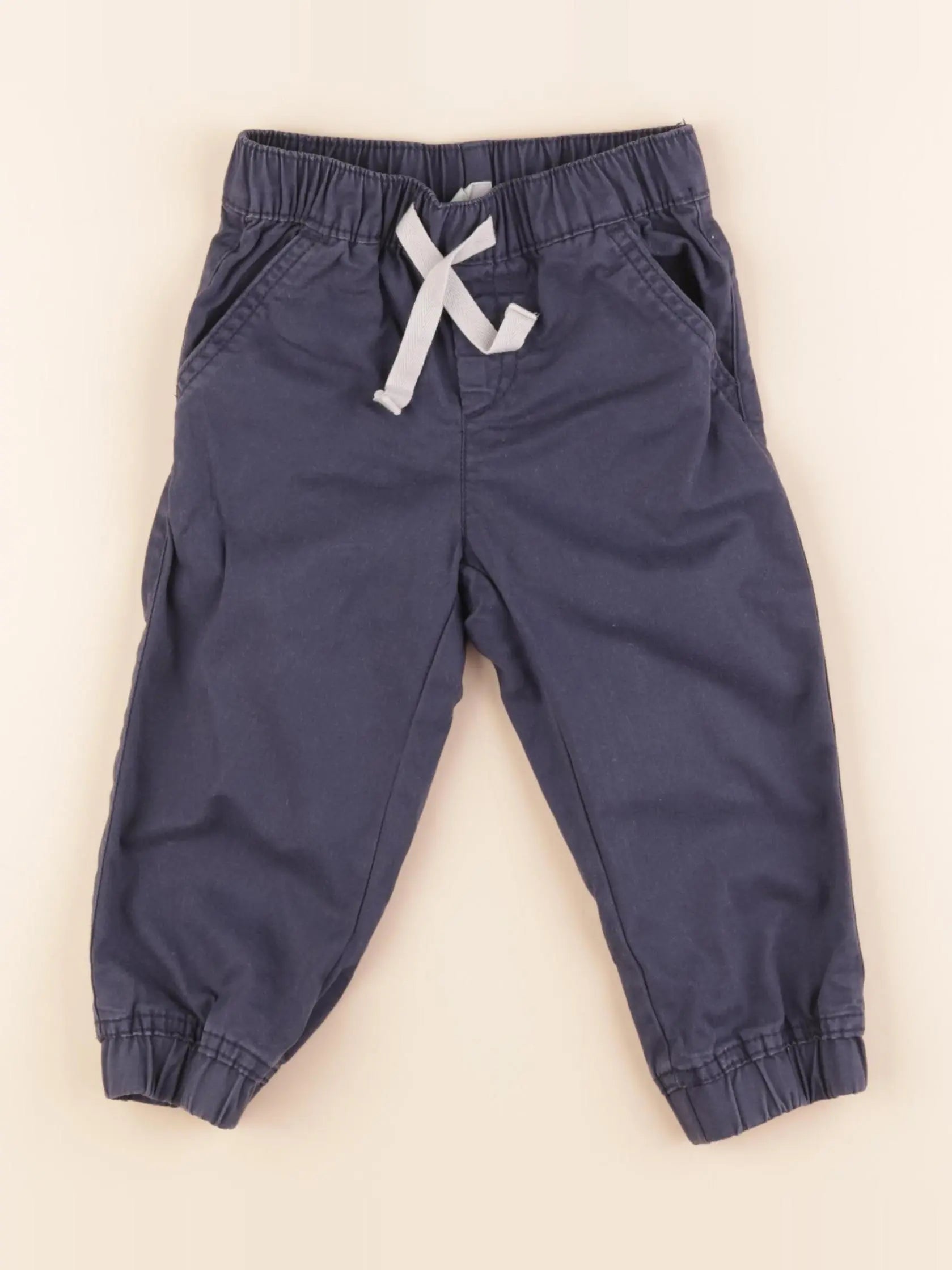 GAP - pantalon bleu - 18/24 mois