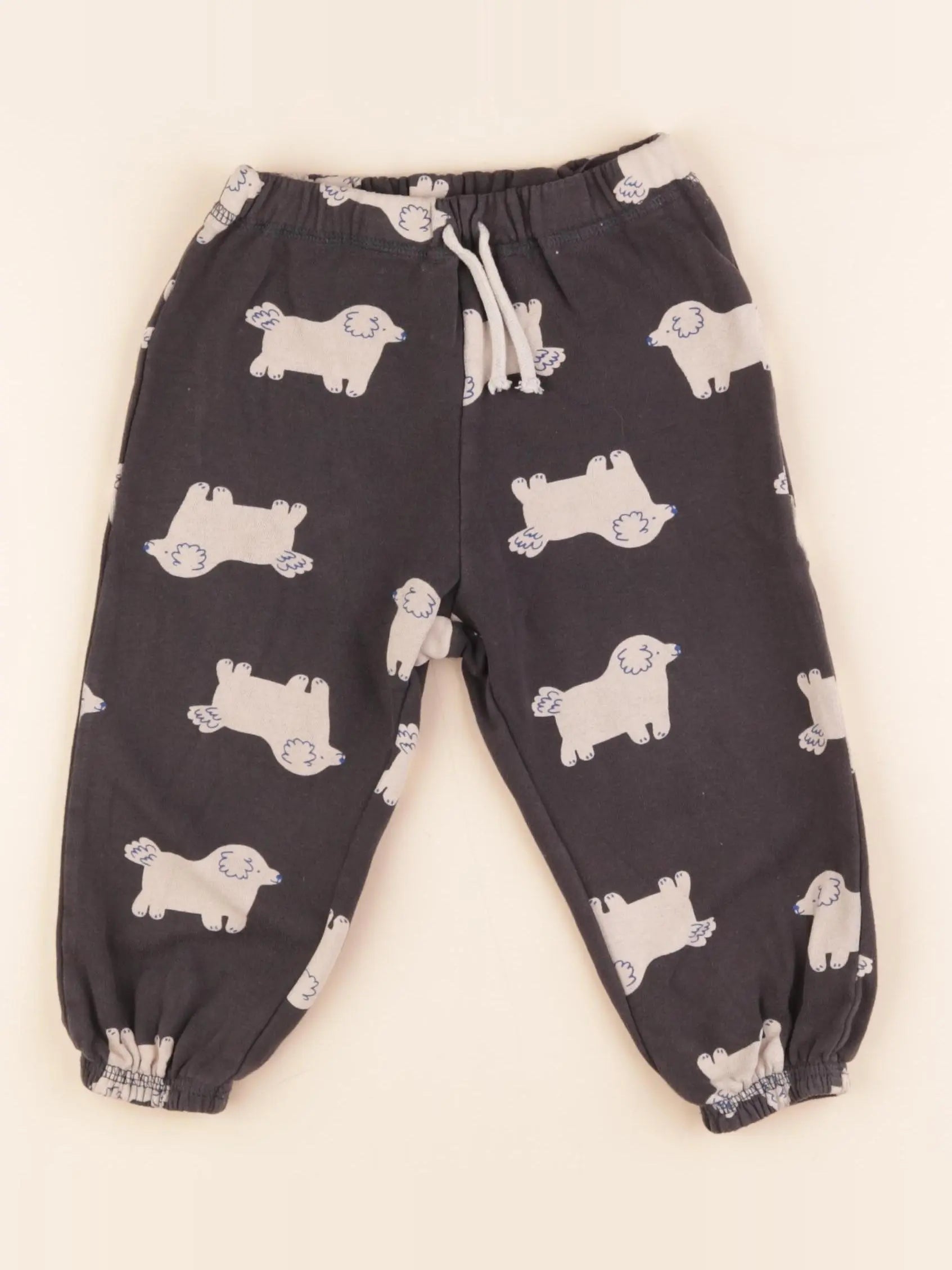 H&M - pantalon gris - 12/18 mois