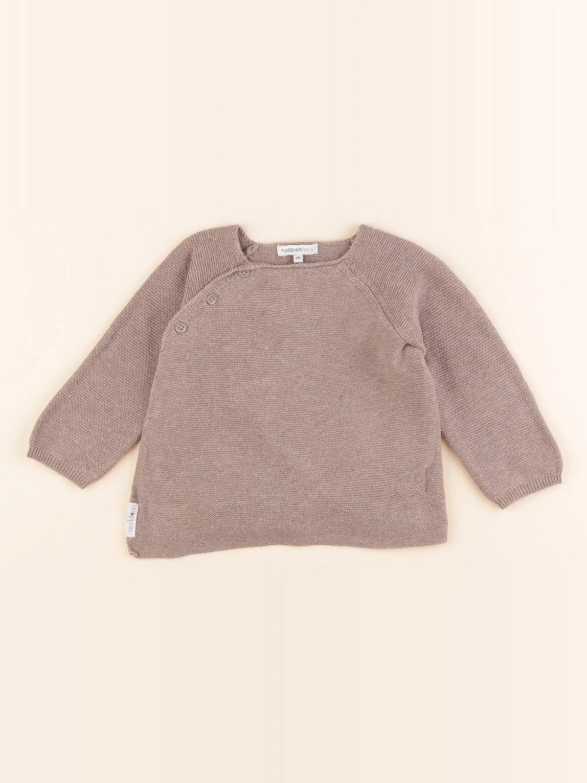 Noppies - pull marron - 6 mois