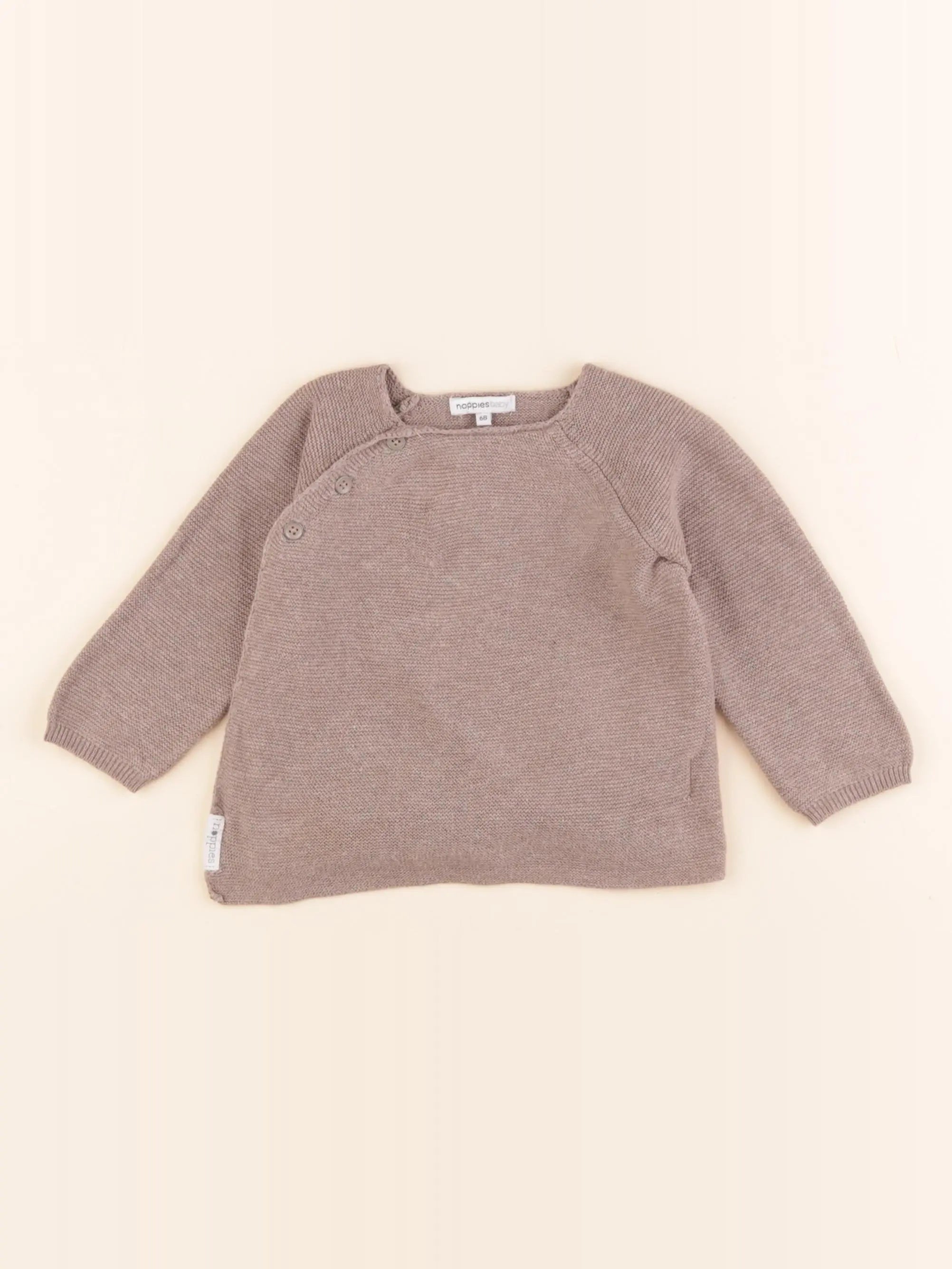 Noppies - pull marron - 6 mois