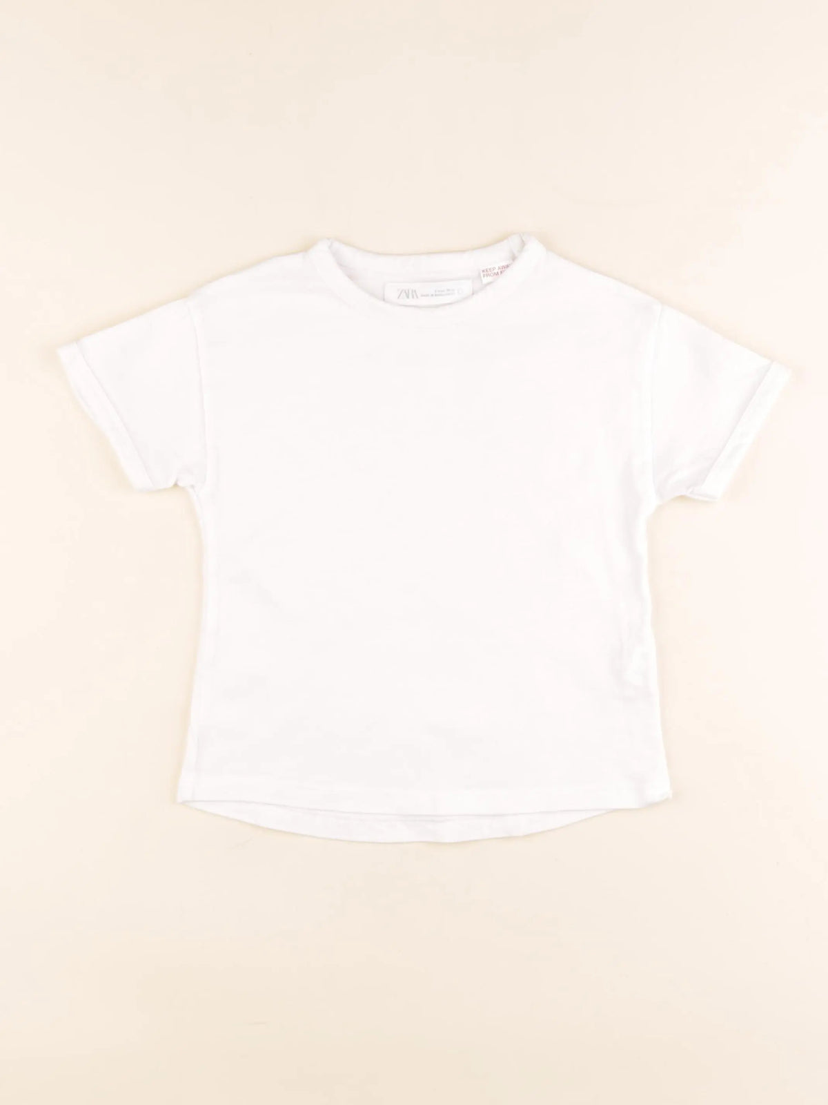 Zara - tee-shirt blanc - 3 ans