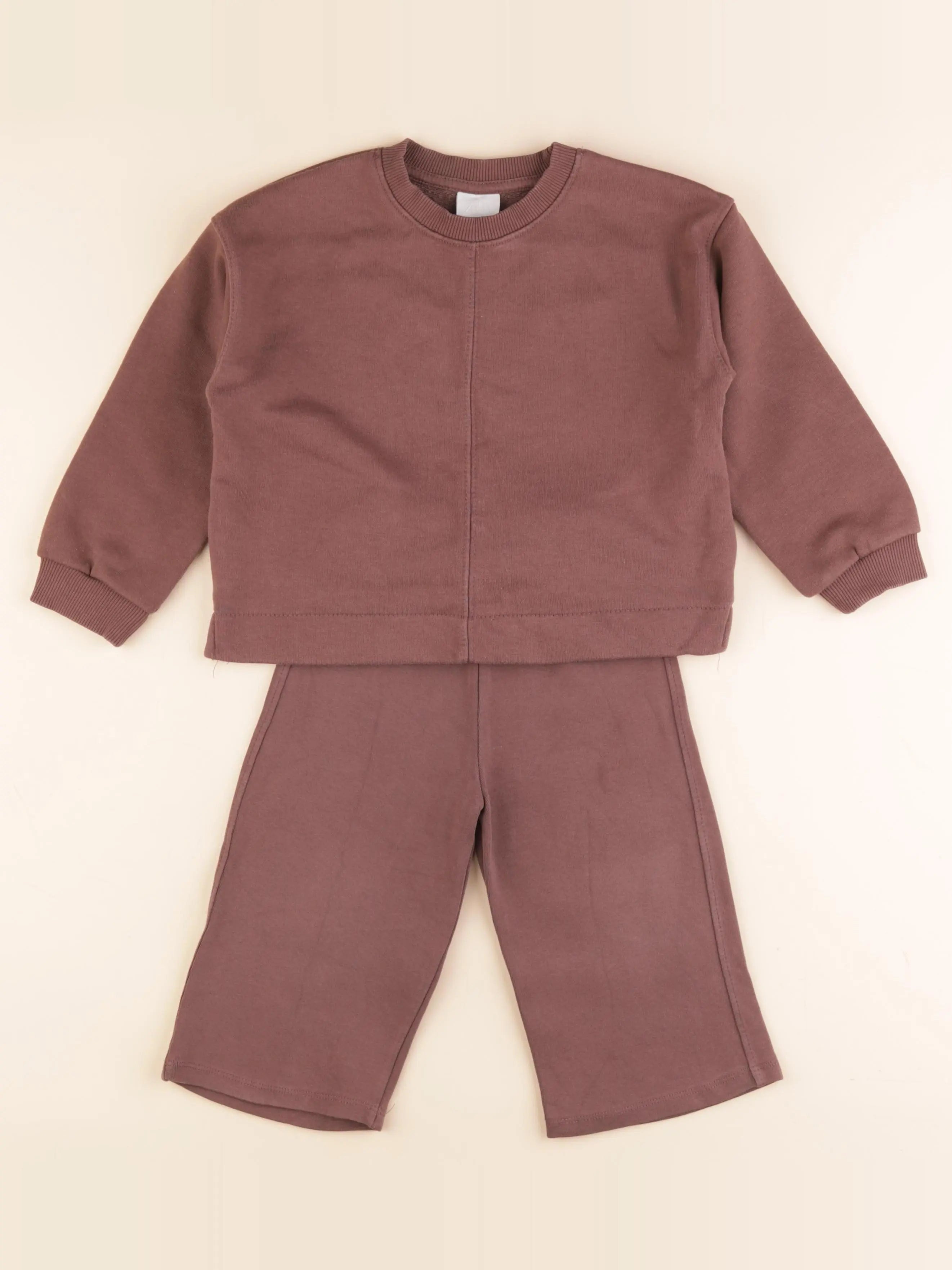 Zara - ensemble marron - 2 ans