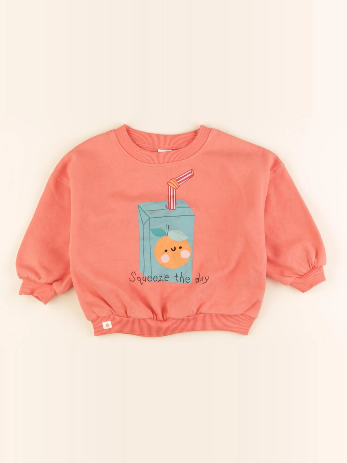 Next - sweat orange - 18/24 mois
