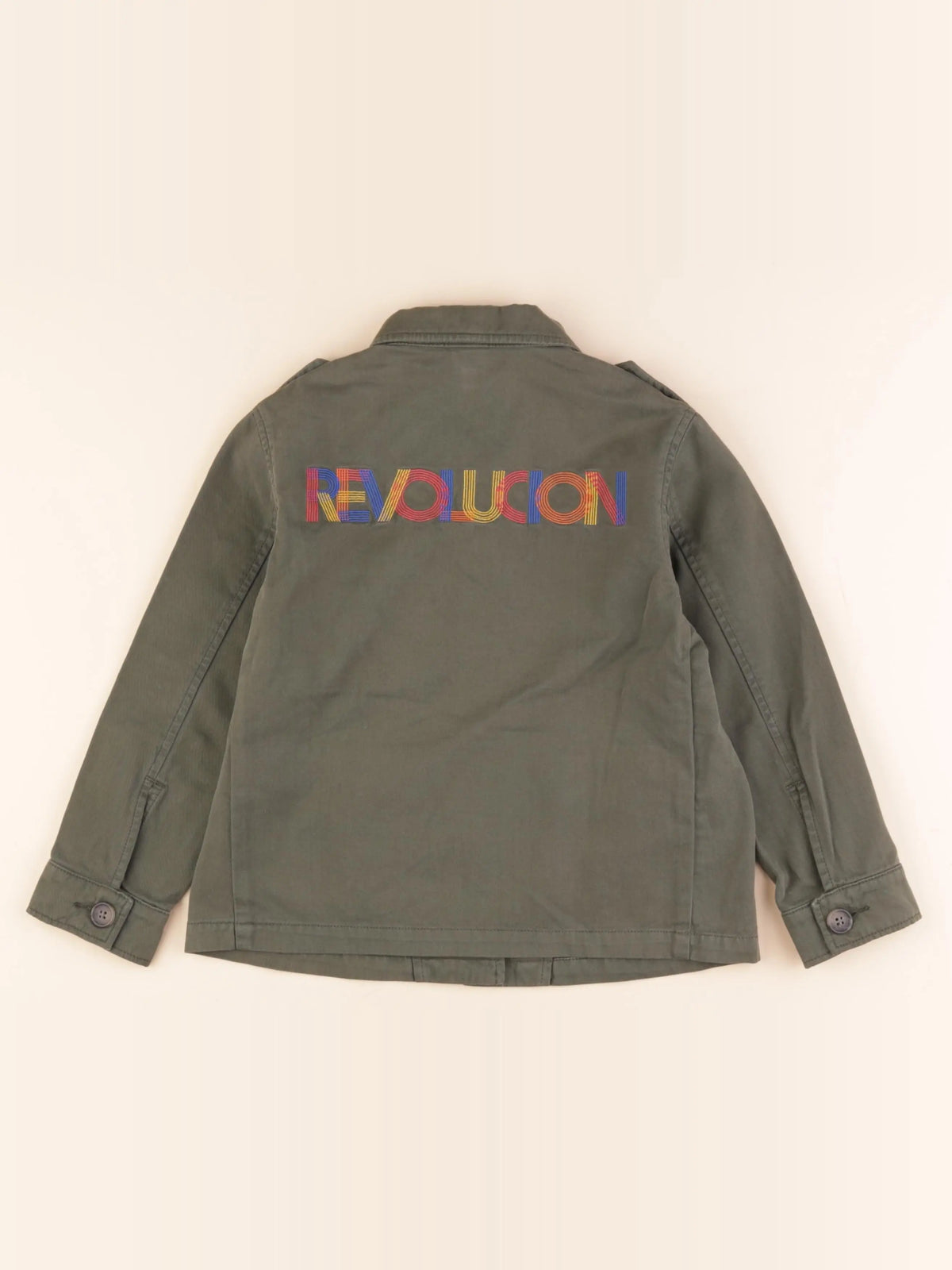 Bonton - veste imprimé au dos vert - 6 ans