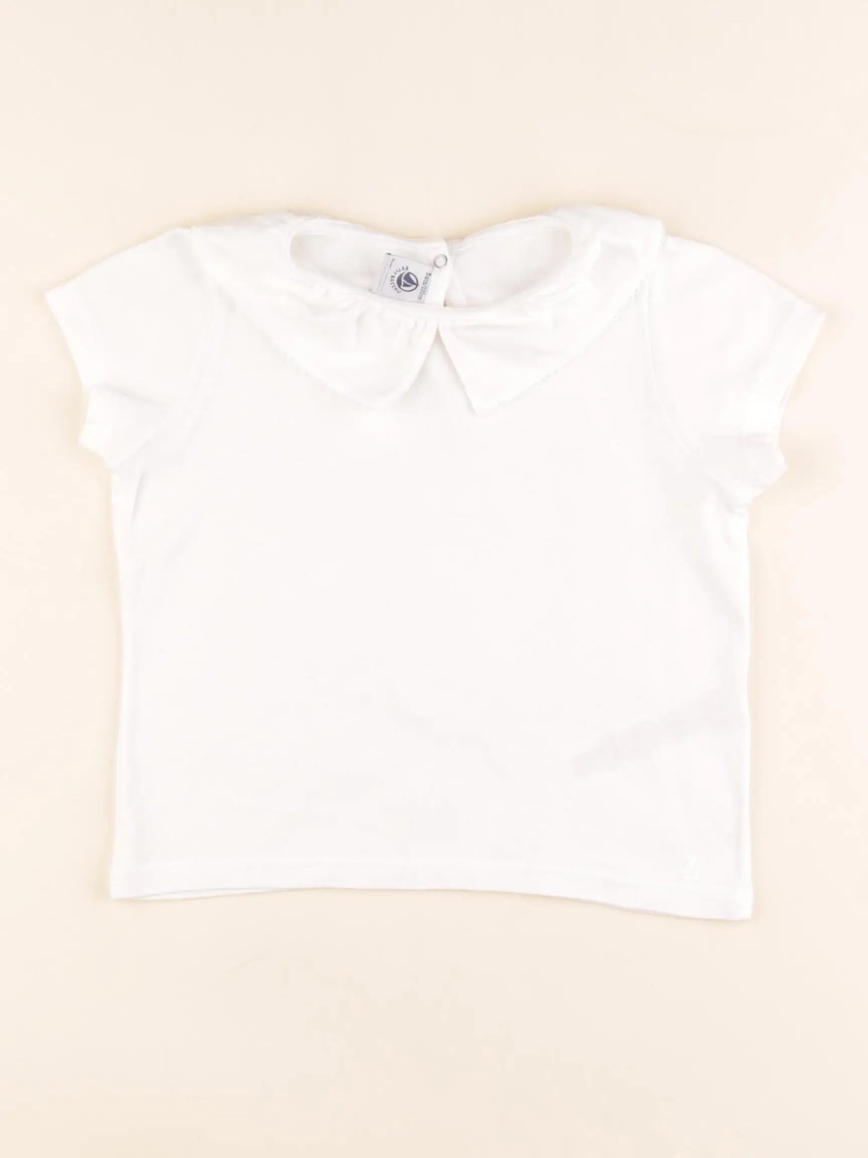 Petit Bateau - tee-shirt blanc - 5 ans