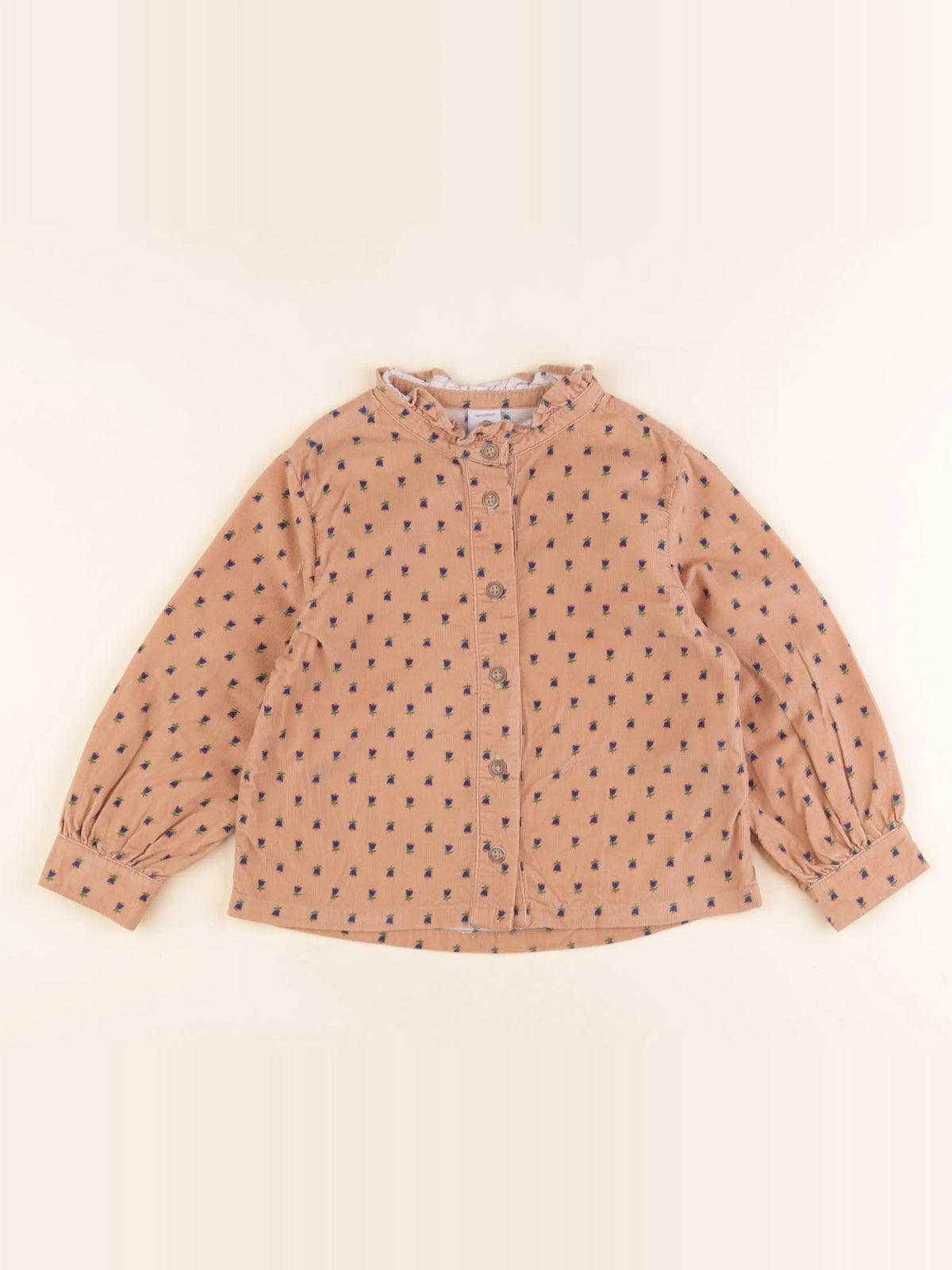 Petit Bateau - blouse marron - 5 ans