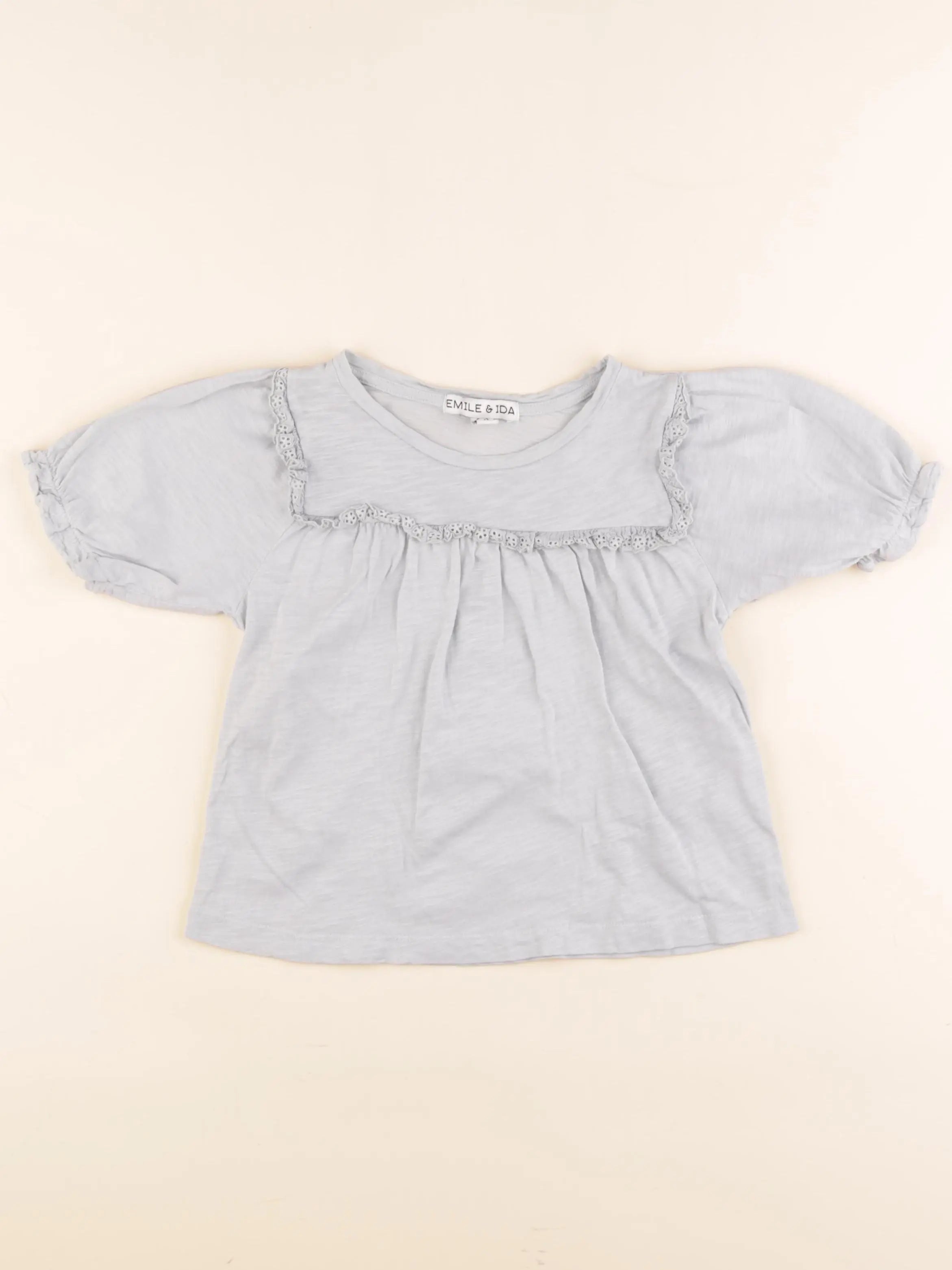 Emile et Ida - tee-shirt bleu - 4 ans