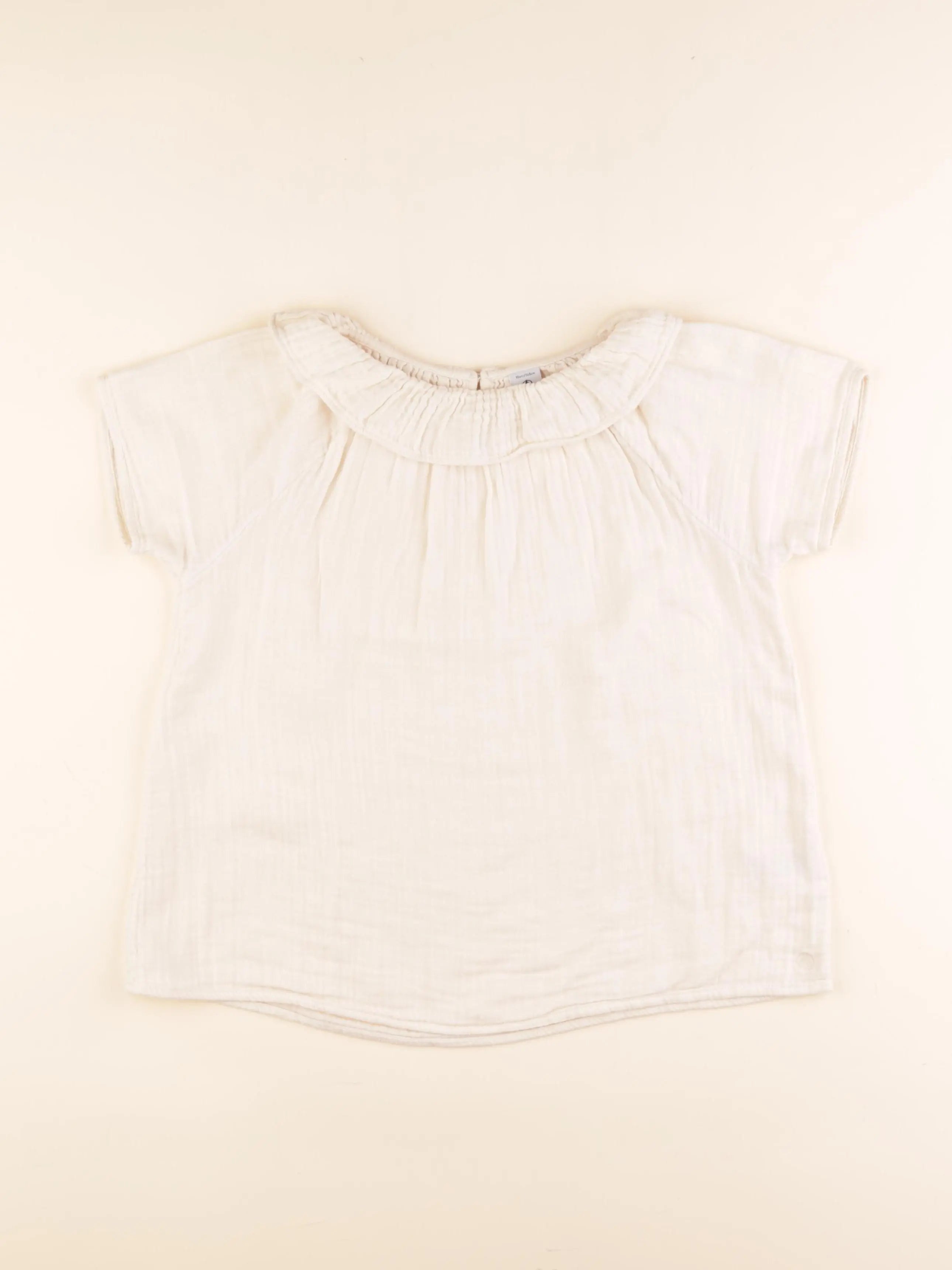 Petit Bateau - blouse beige - 10 ans