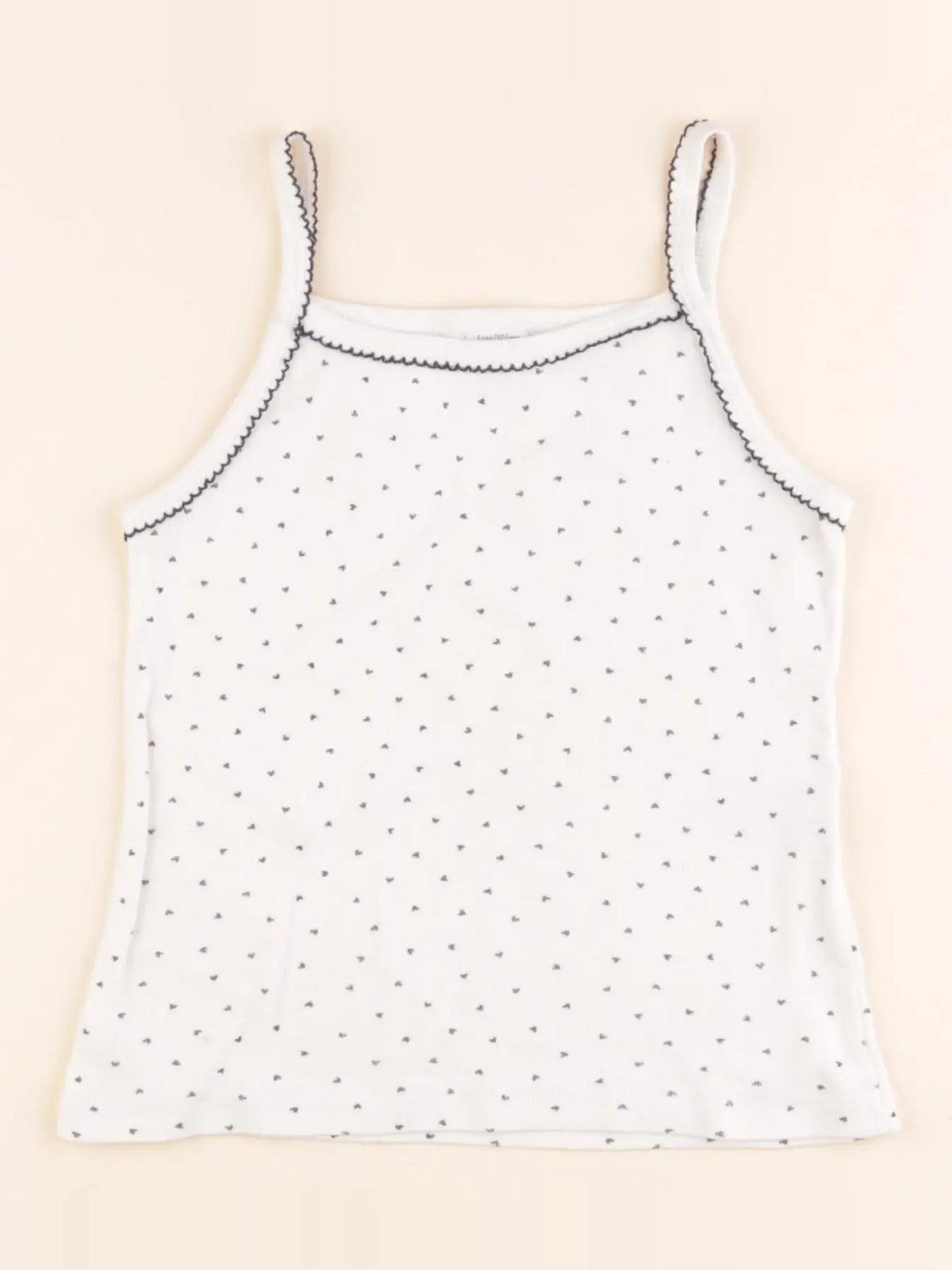 Maillot de corps blanc, bleu