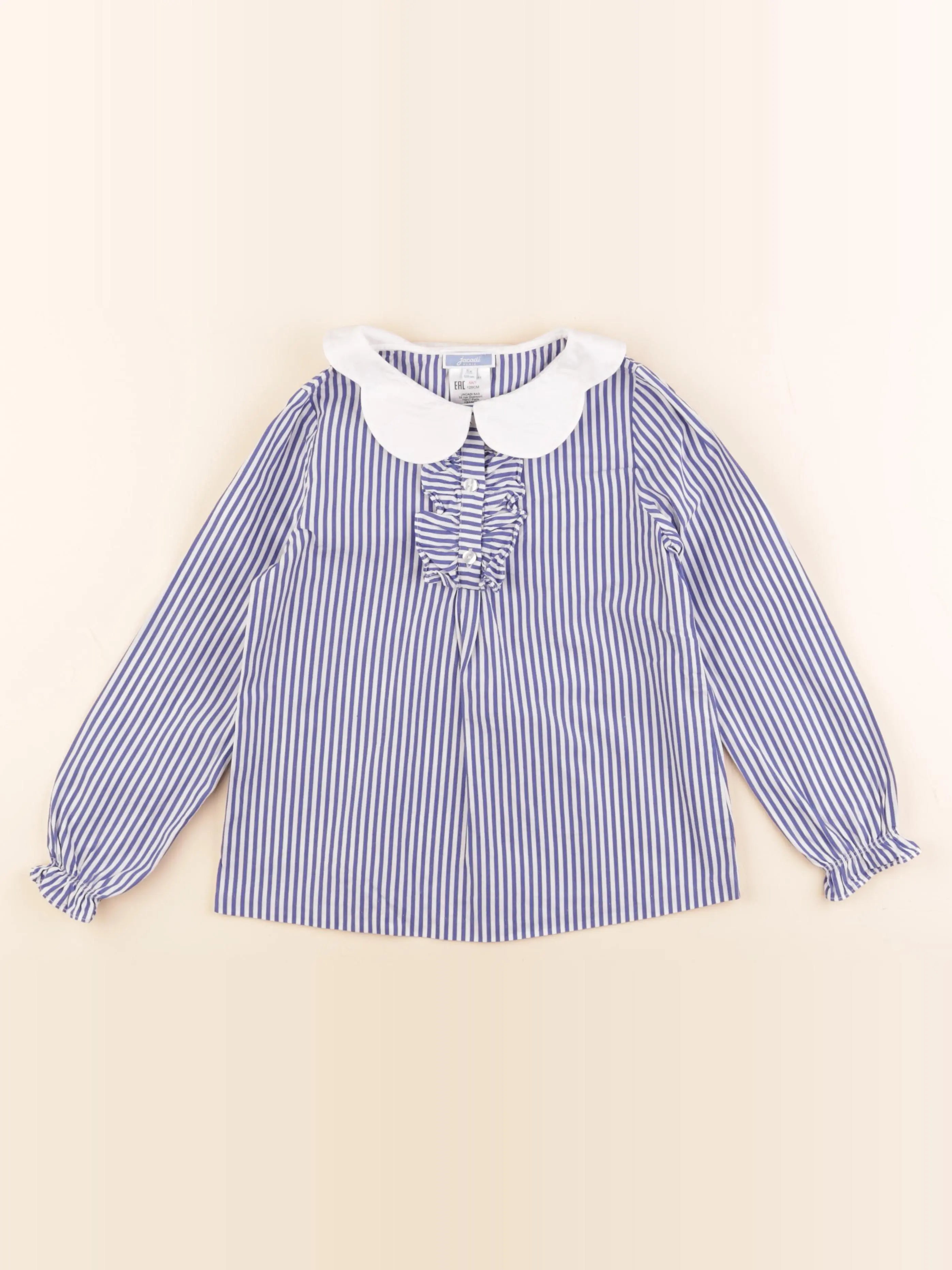 Jacadi - blouse bleu - 8 ans