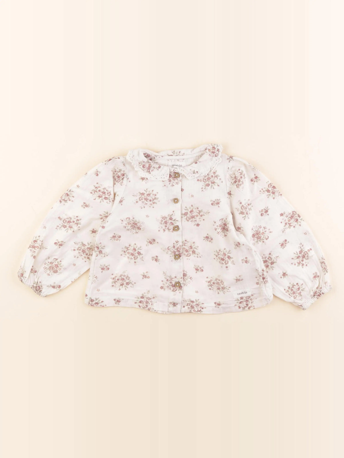 Newbie - blouse rose - 12/18 mois