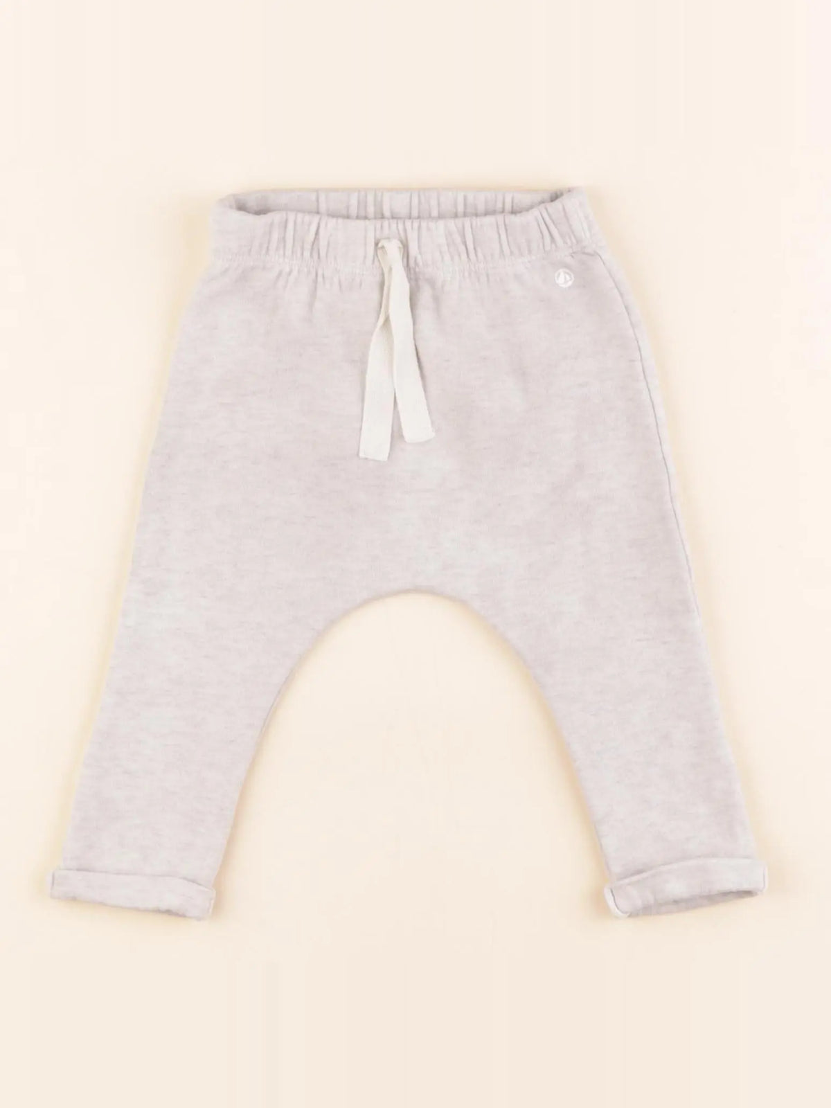Petit Bateau - sarouel gris - 6 mois