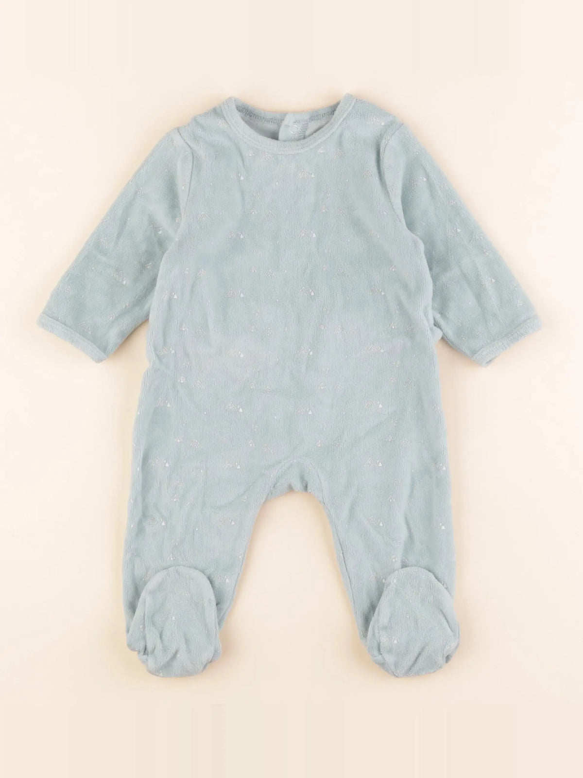 La Redoute - pyjama velours vert - 6 mois