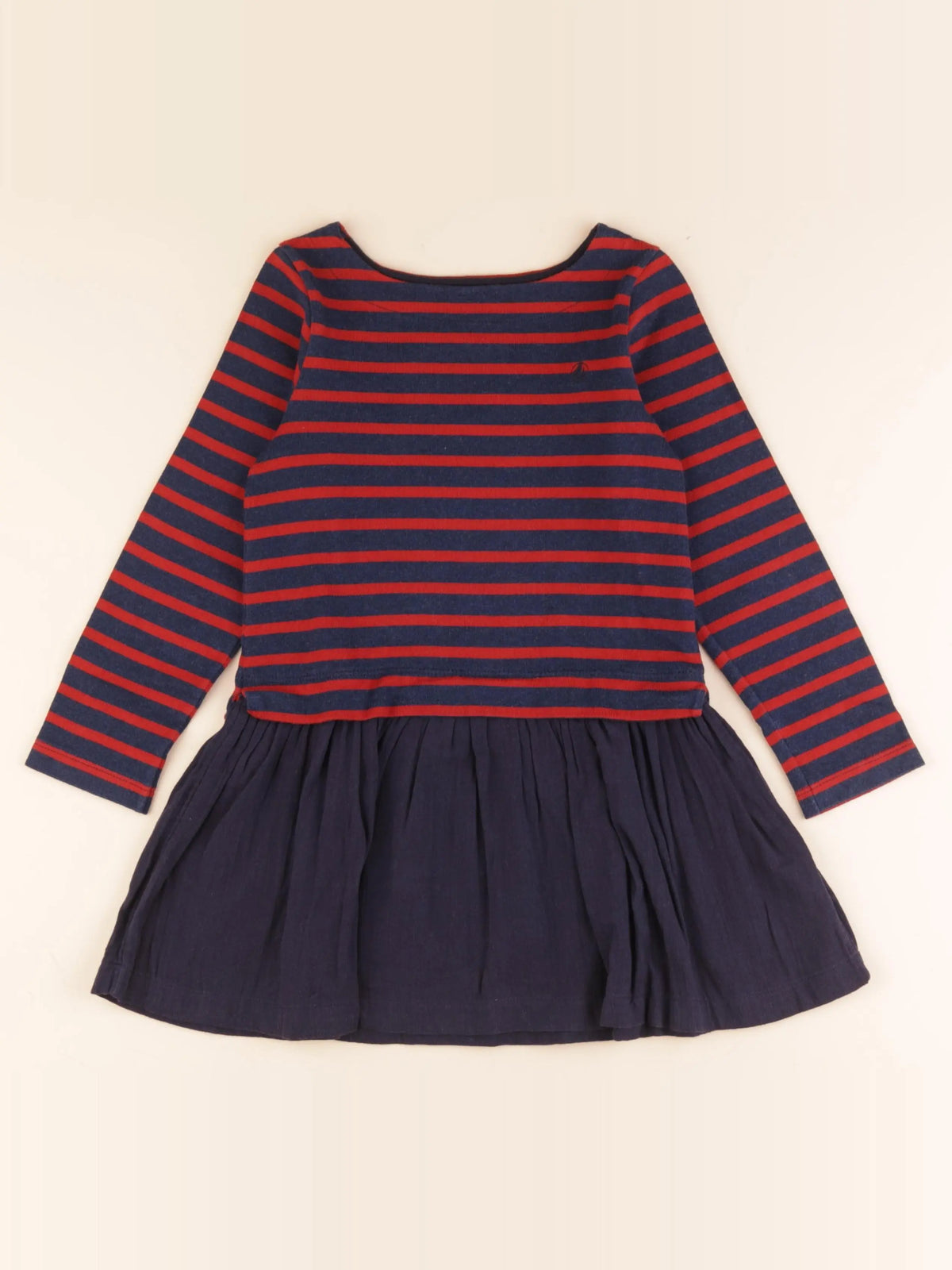 Robe bleu, rouge