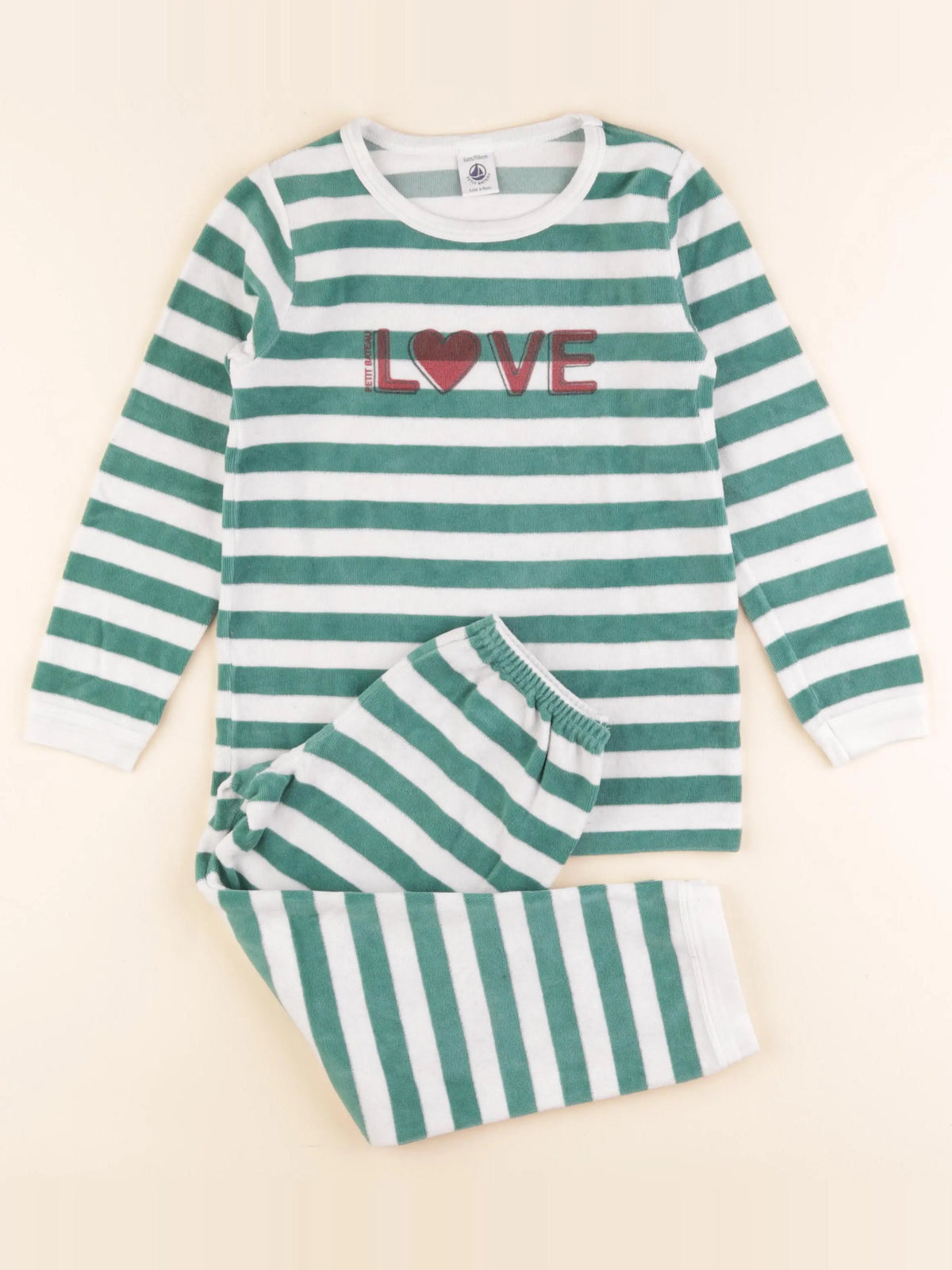 Pyjama velours vert
