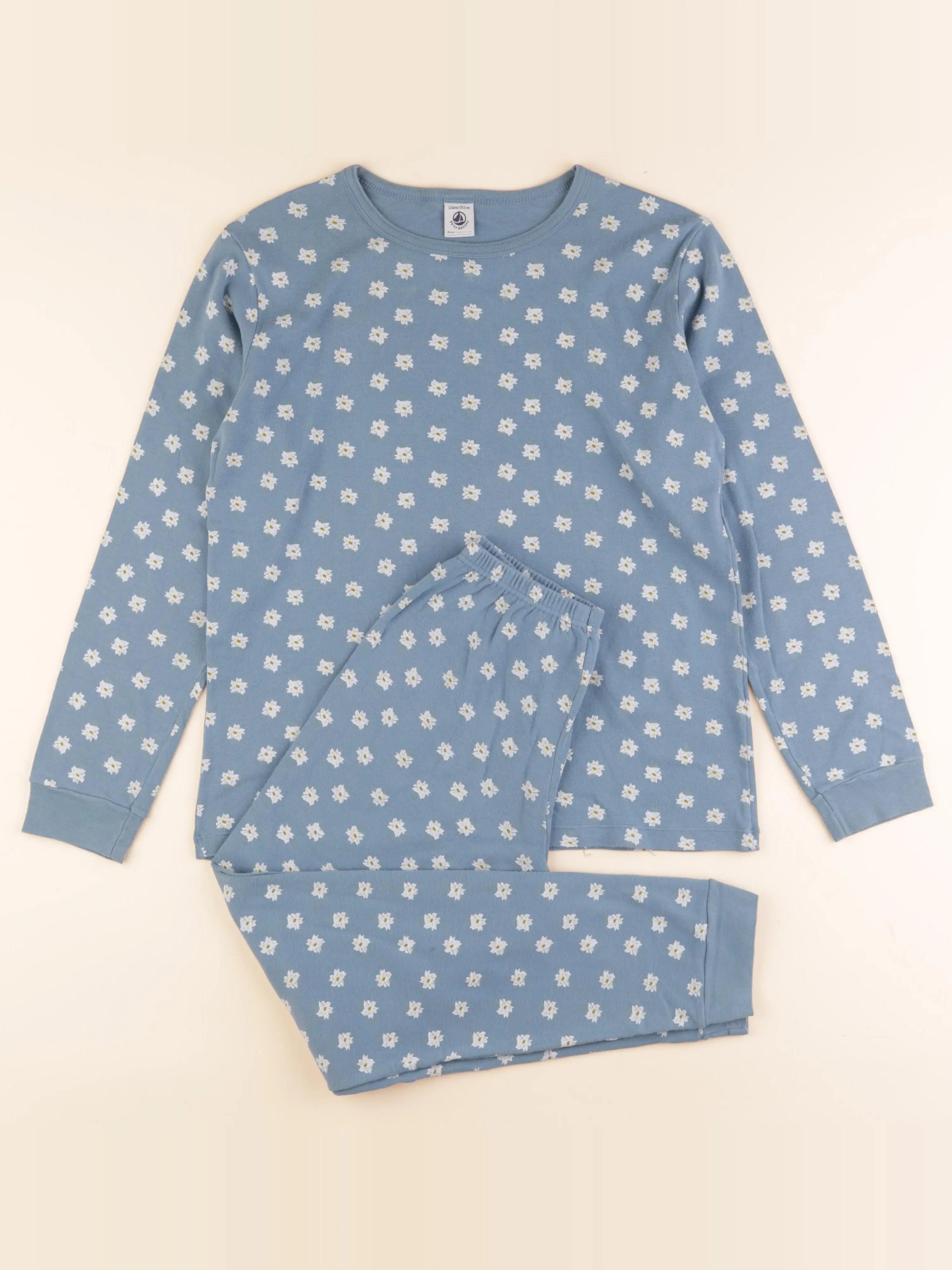 Pyjama coton bleu